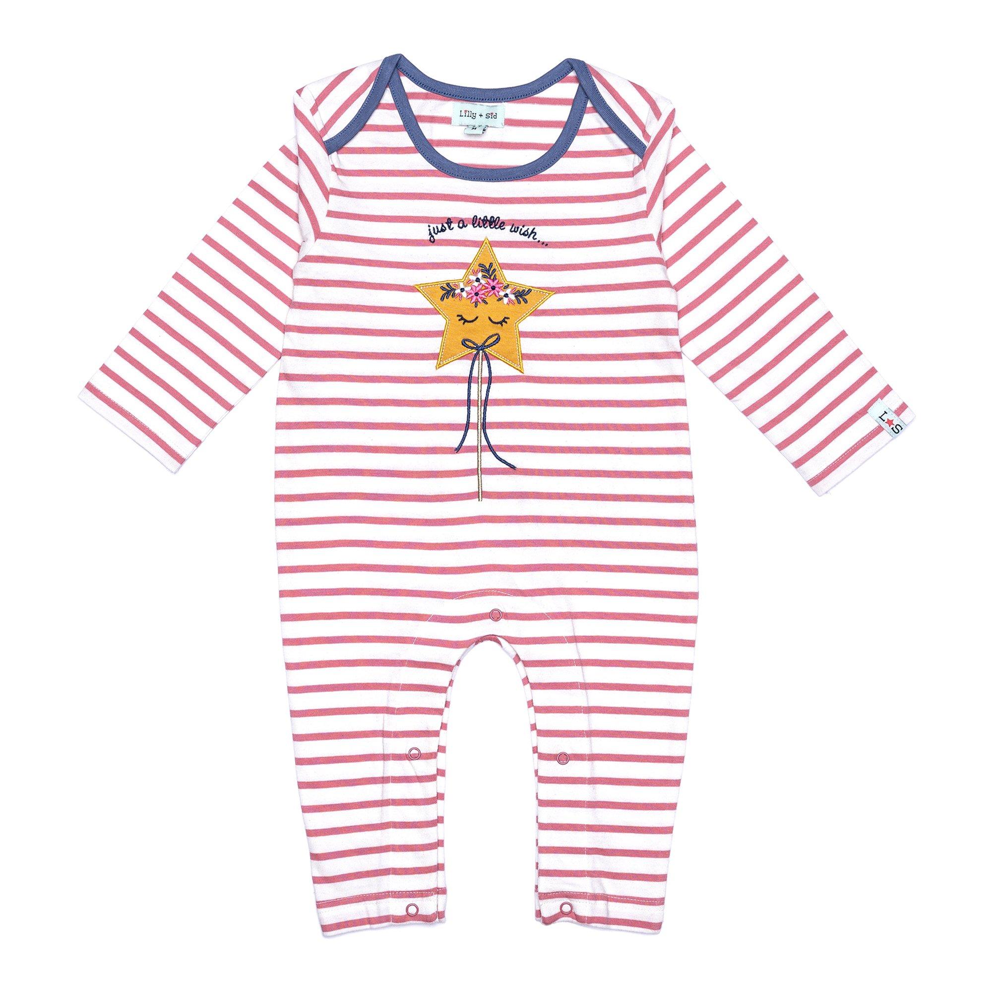 Lilly And Sid Women's Playsuit - Pink - 6-12 Mnth