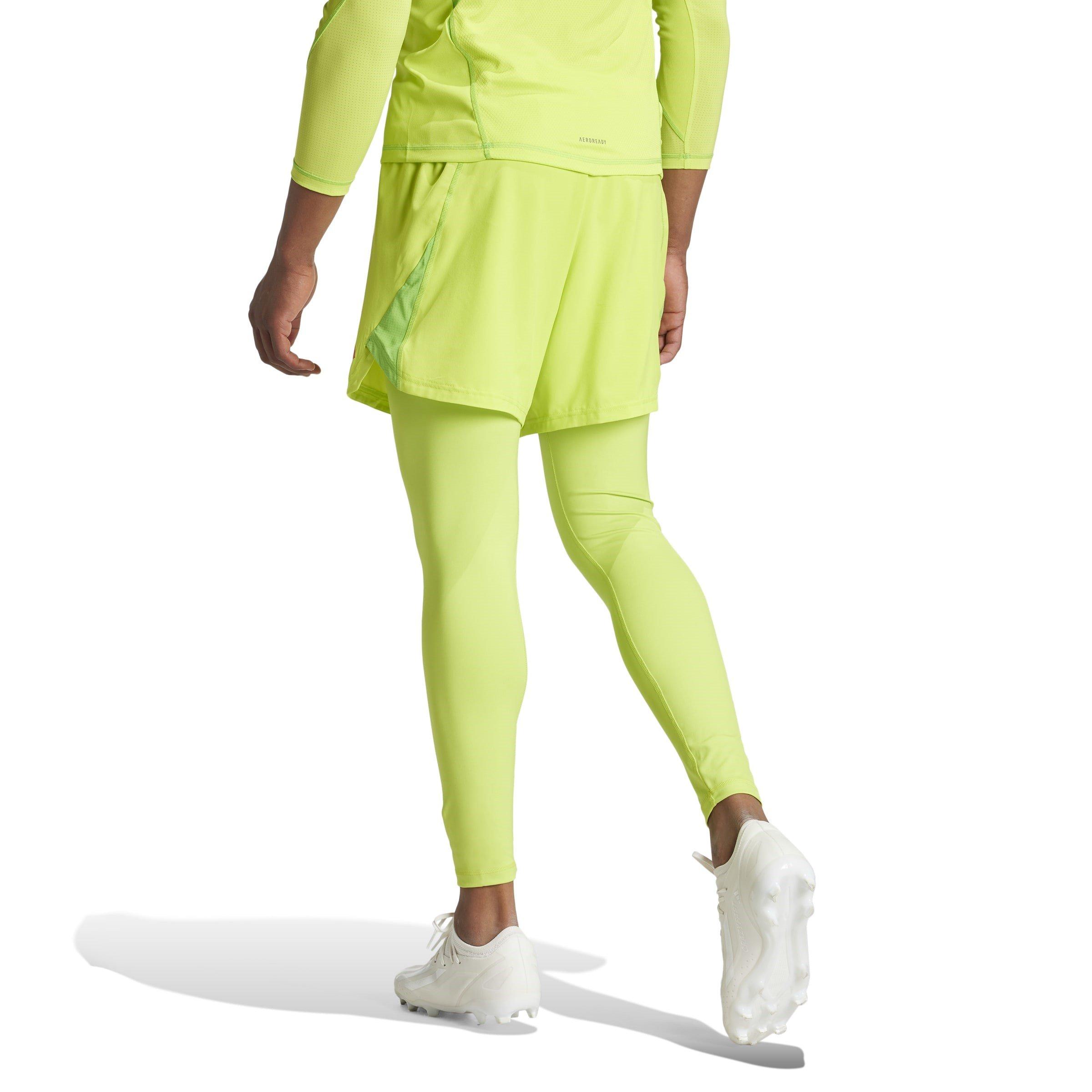 Solar Gelb - adidas - T24 Pro Goal Keeper Legging Mens - 3