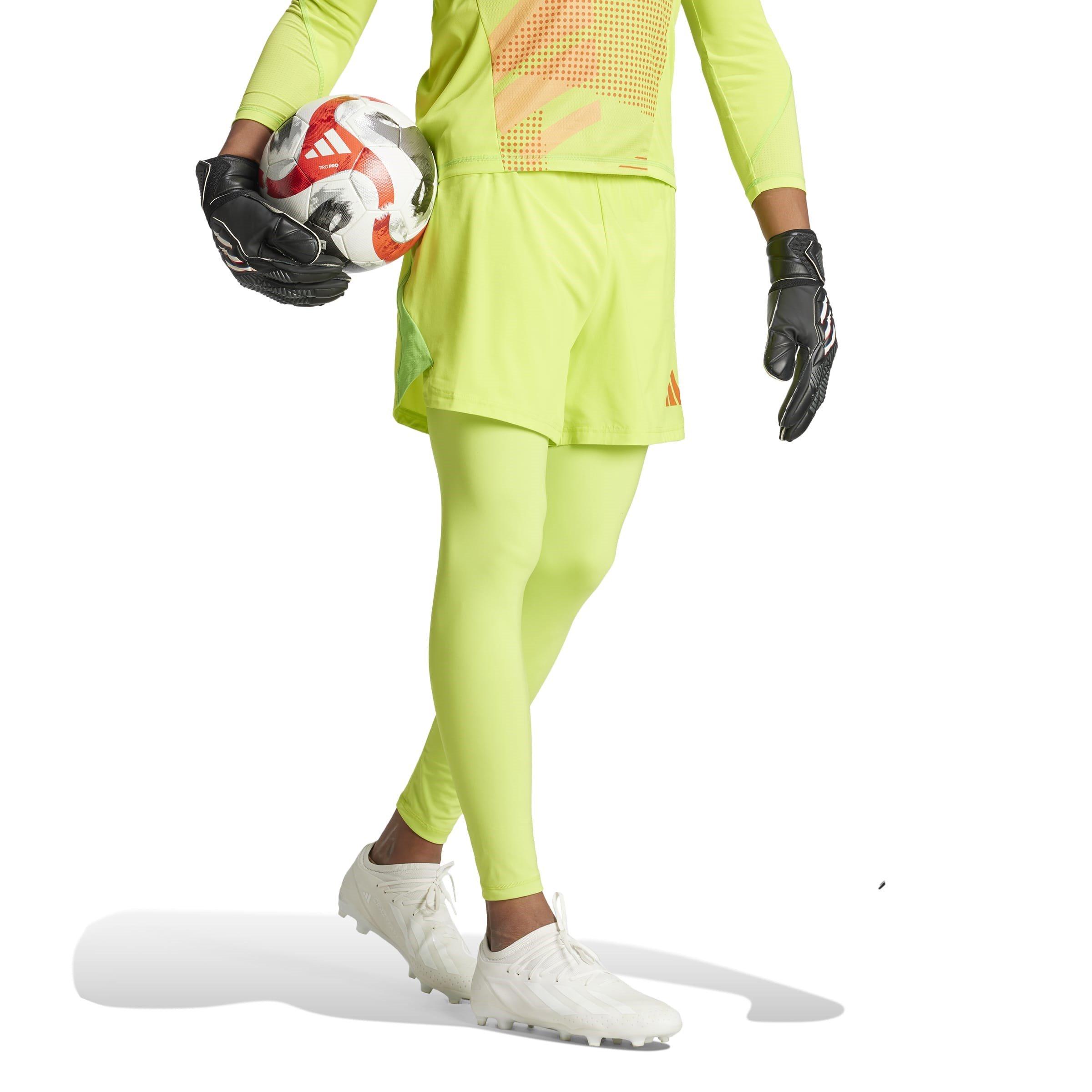 Solar Gelb - adidas - T24 Pro Goal Keeper Legging Mens - 4