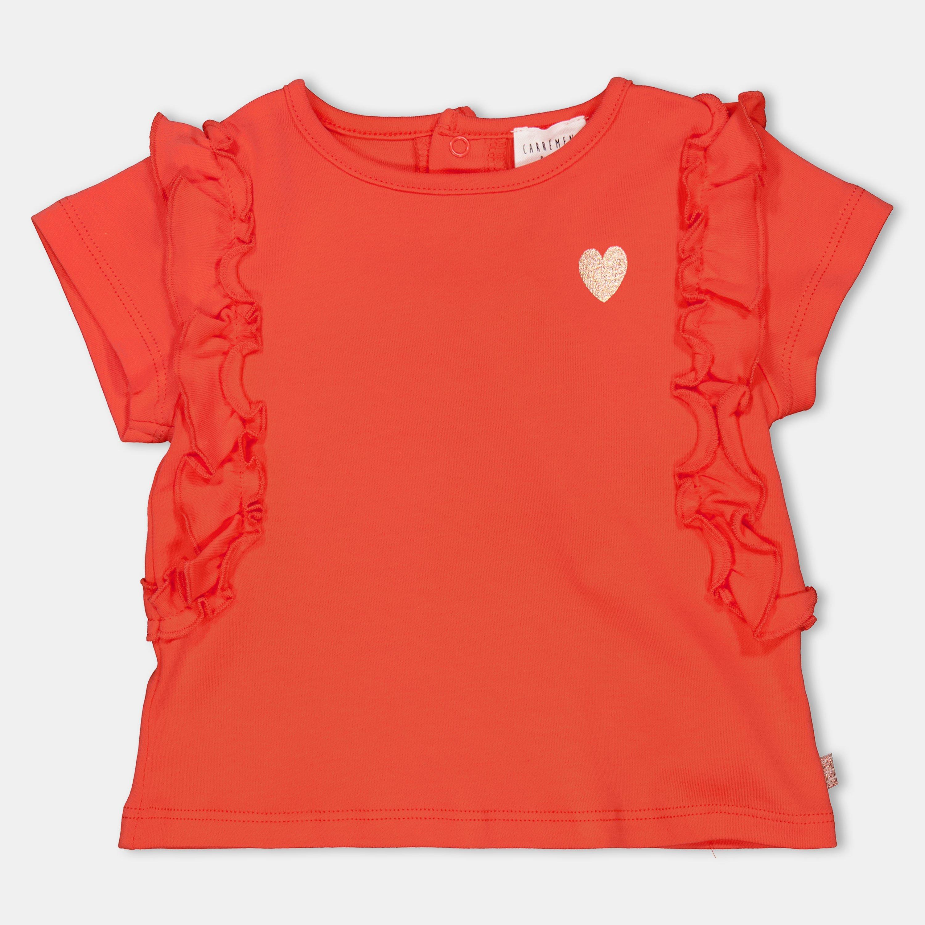 Peach - Carrement Beau - Unisex Kids' Short-Sleeve Regular Fit T-Shirt - 1