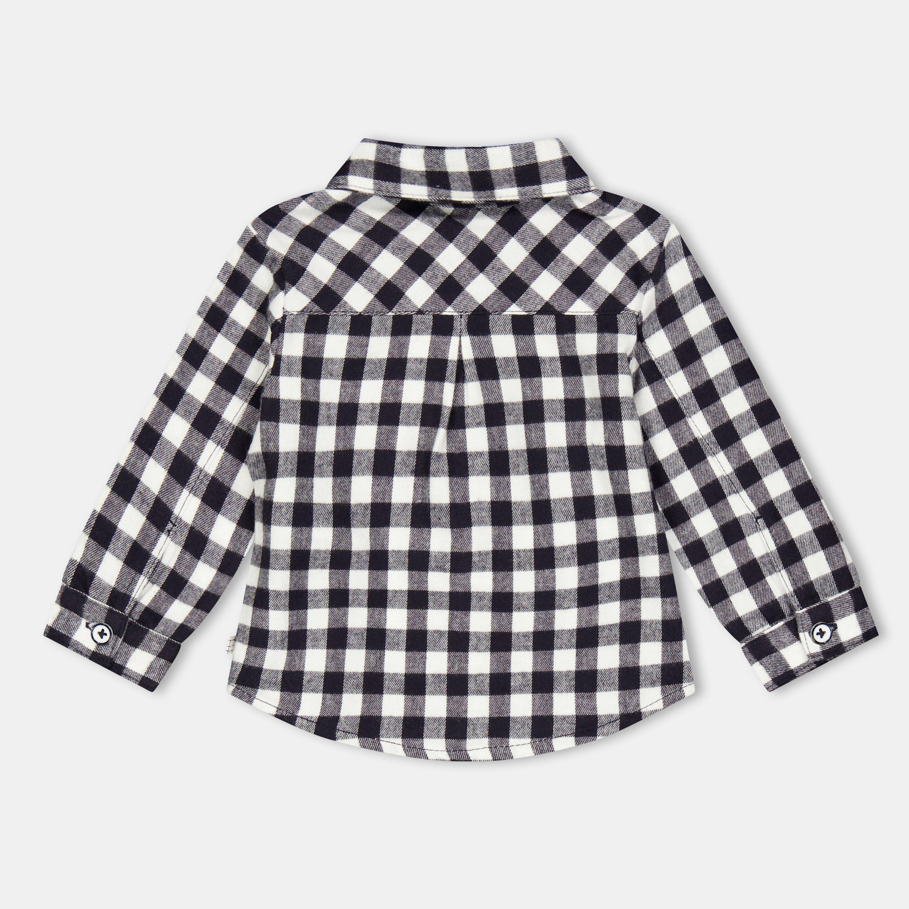 White Navy - Carrement Beau - Kids' Long-Sleeve Oxford Shirt - 2