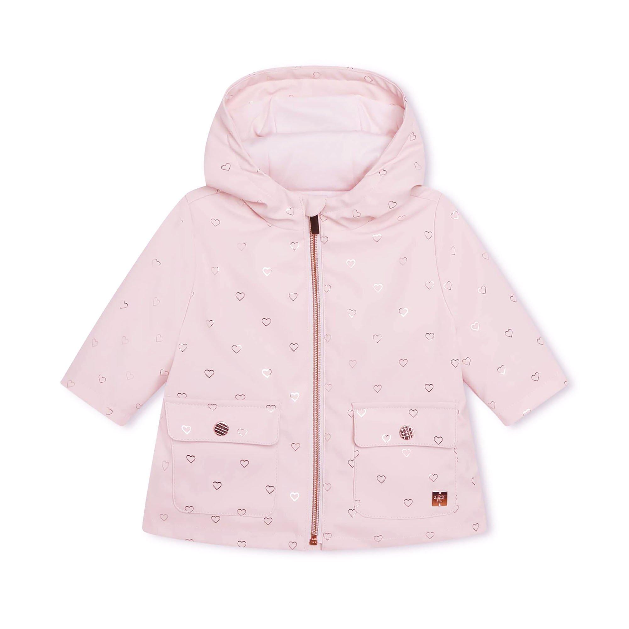 Apricot - Carrement Beau - Kids' Lightweight Waterproof Hooded Rain Anorak - 1