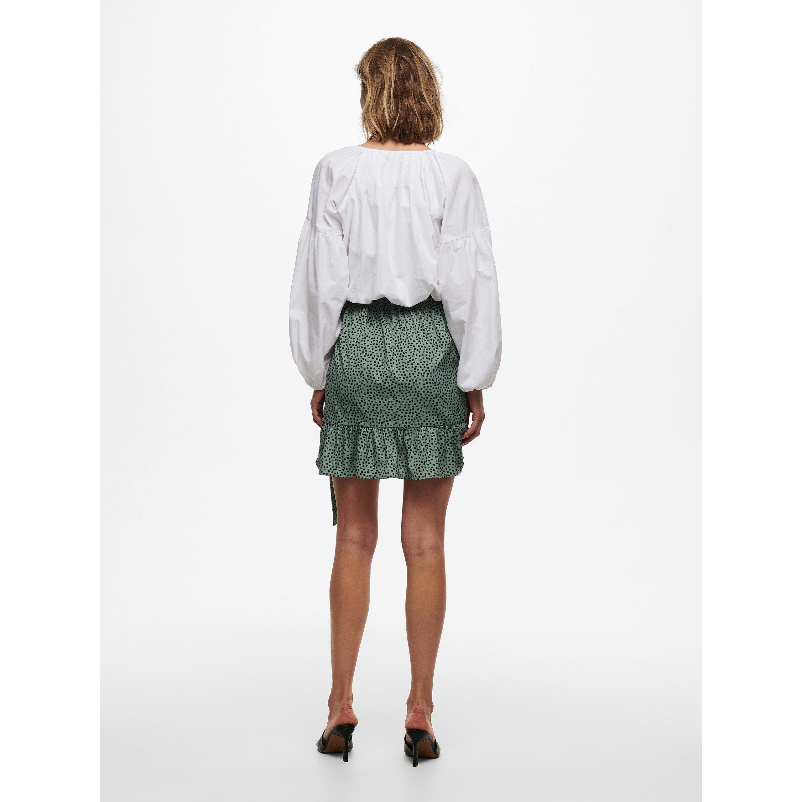 Chinois Green - Only - Olivia Print Wrap Skirt - 4