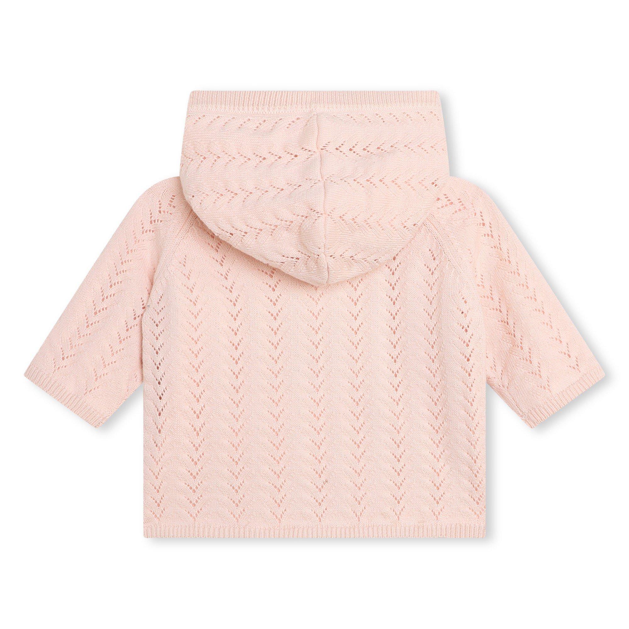 Apricot - Carrement Beau - Kids' Waterproof Adjustable Hood Rain Anorak - 2