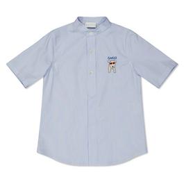 Gucci Embroidered Short Sleeve Shirt Juniors