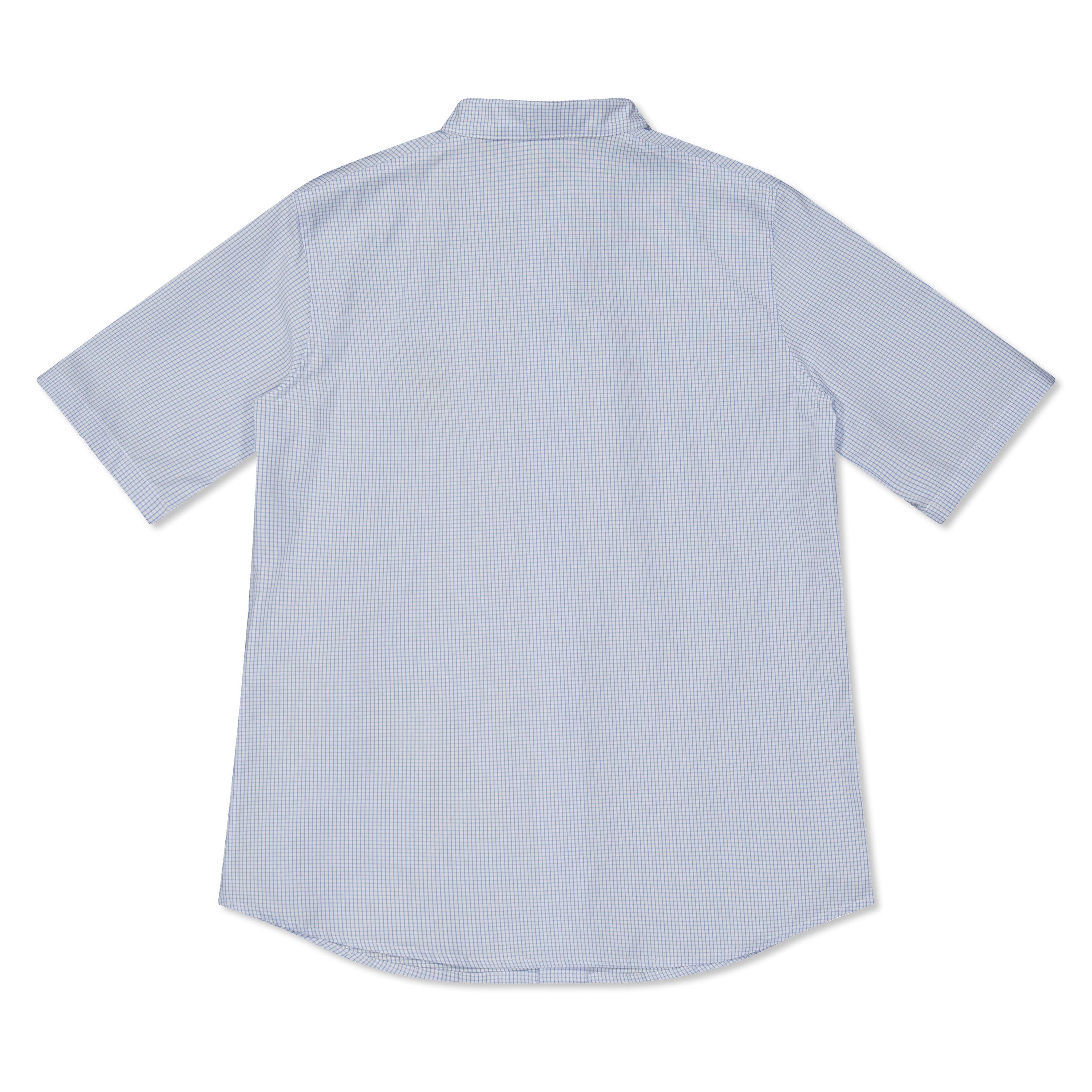 Wht Azure 9025 - Gucci - Kids' Embroidered Short-Sleeve Oxford Shirt - 2