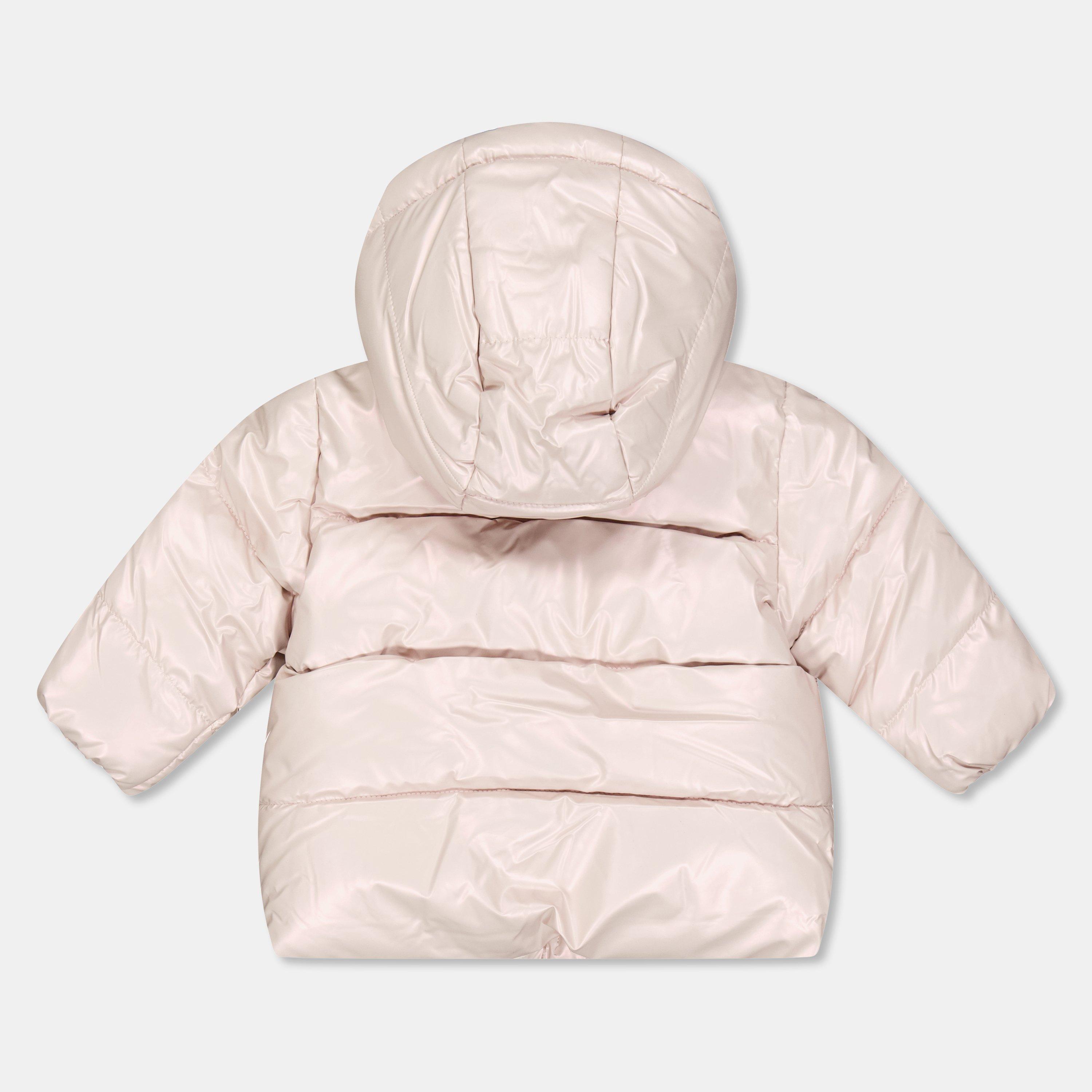 Grey Pink - Carrement Beau - Kids' Insulated Medium Puffer Jacket - 2