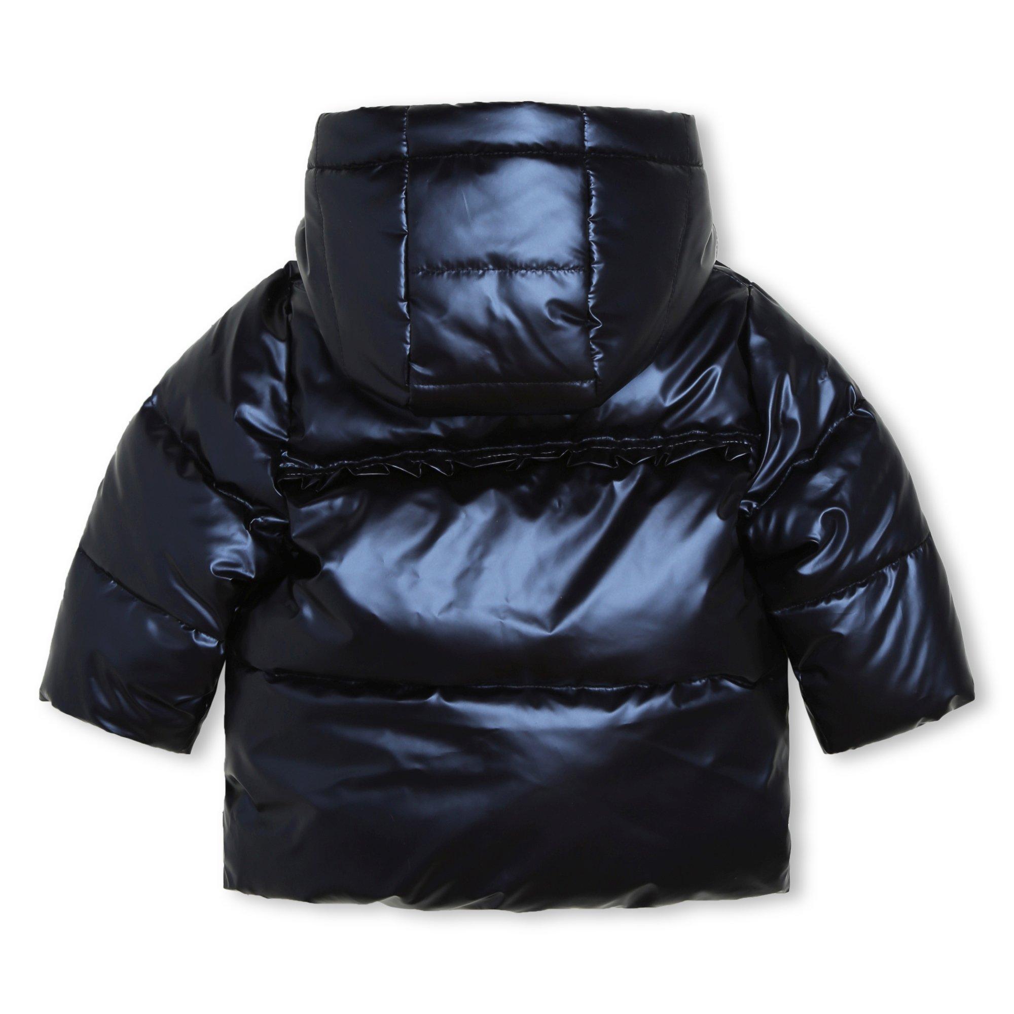 Navy - Carrement Beau - Kids' Insulated Medium Puffer Jacket - 2