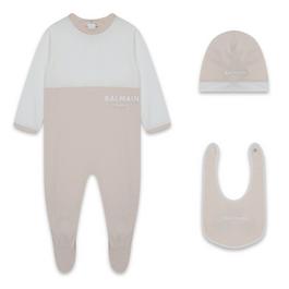 Balmain Logo-Applique Set Babies