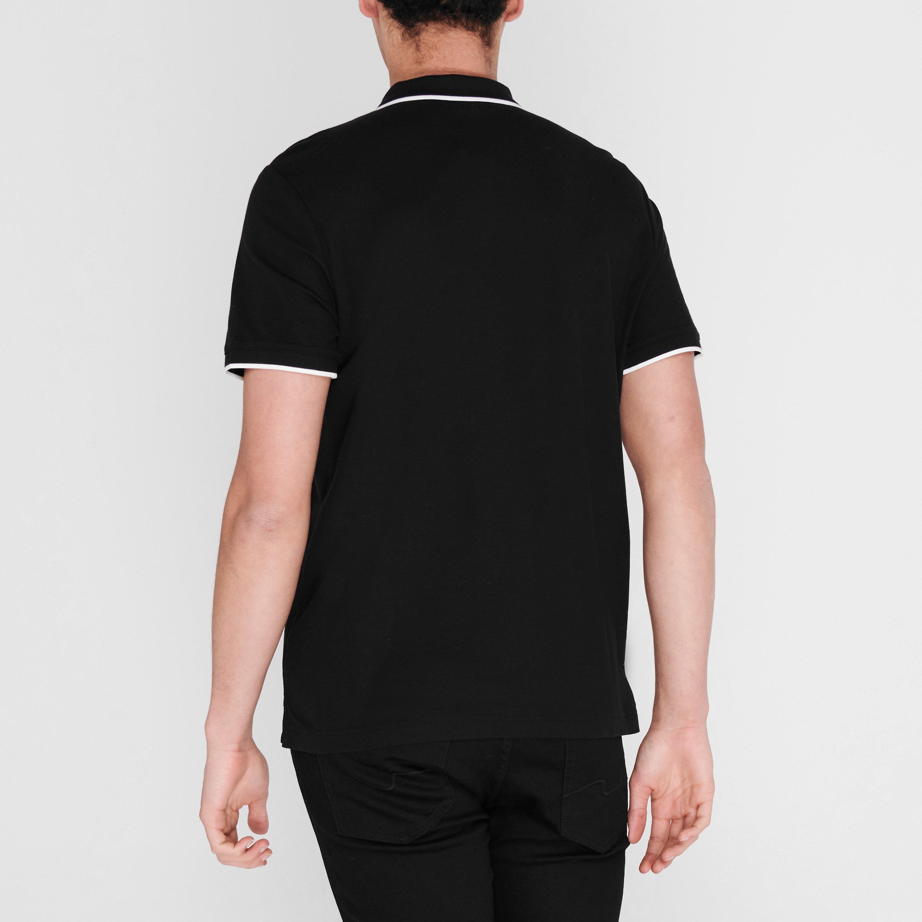 Sky Blue - Calvin Klein Jeans - Men's Refined Pique Logo Polo Shirt - 3