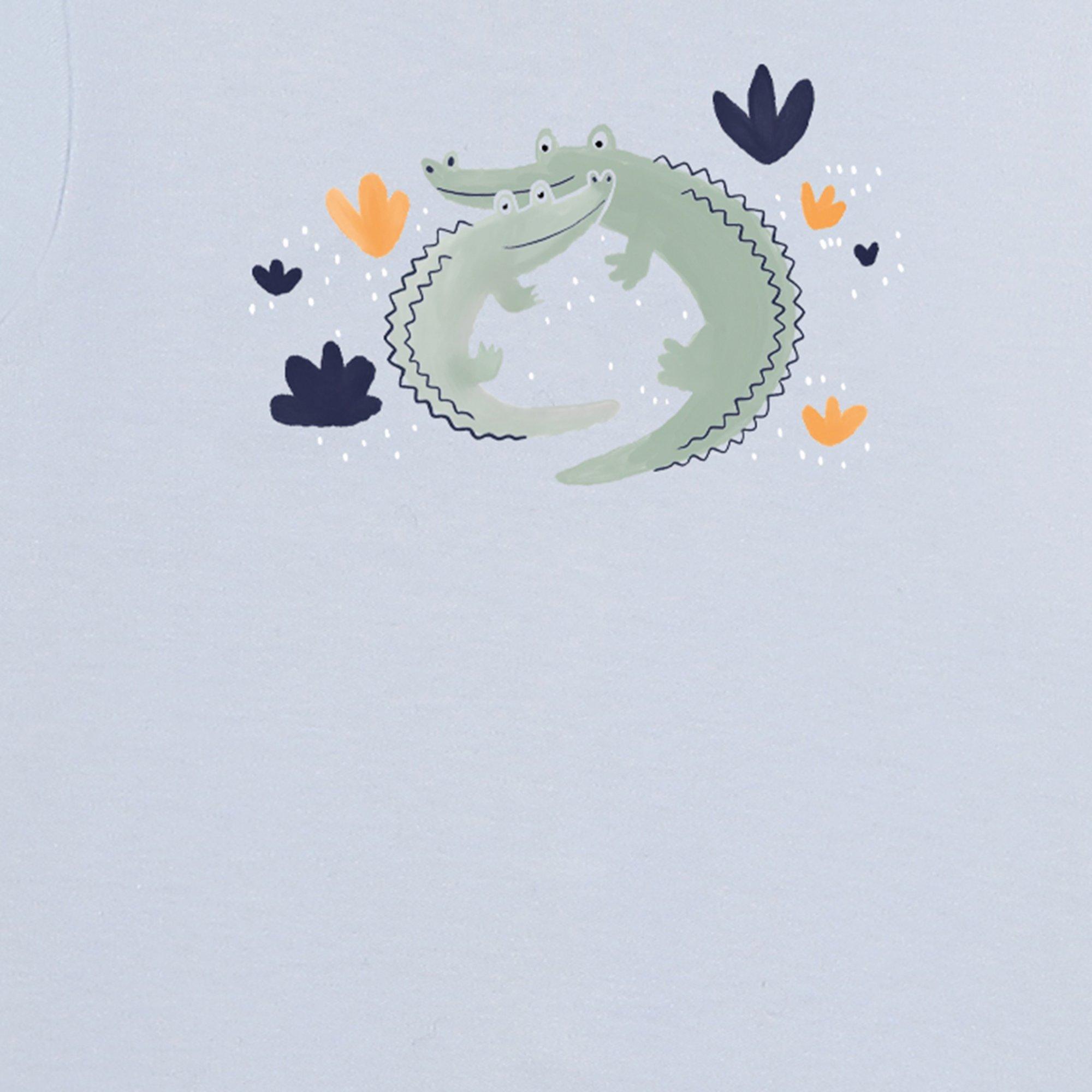 Pale Blue - Carrement Beau - Kids' Pyjama Set - 3