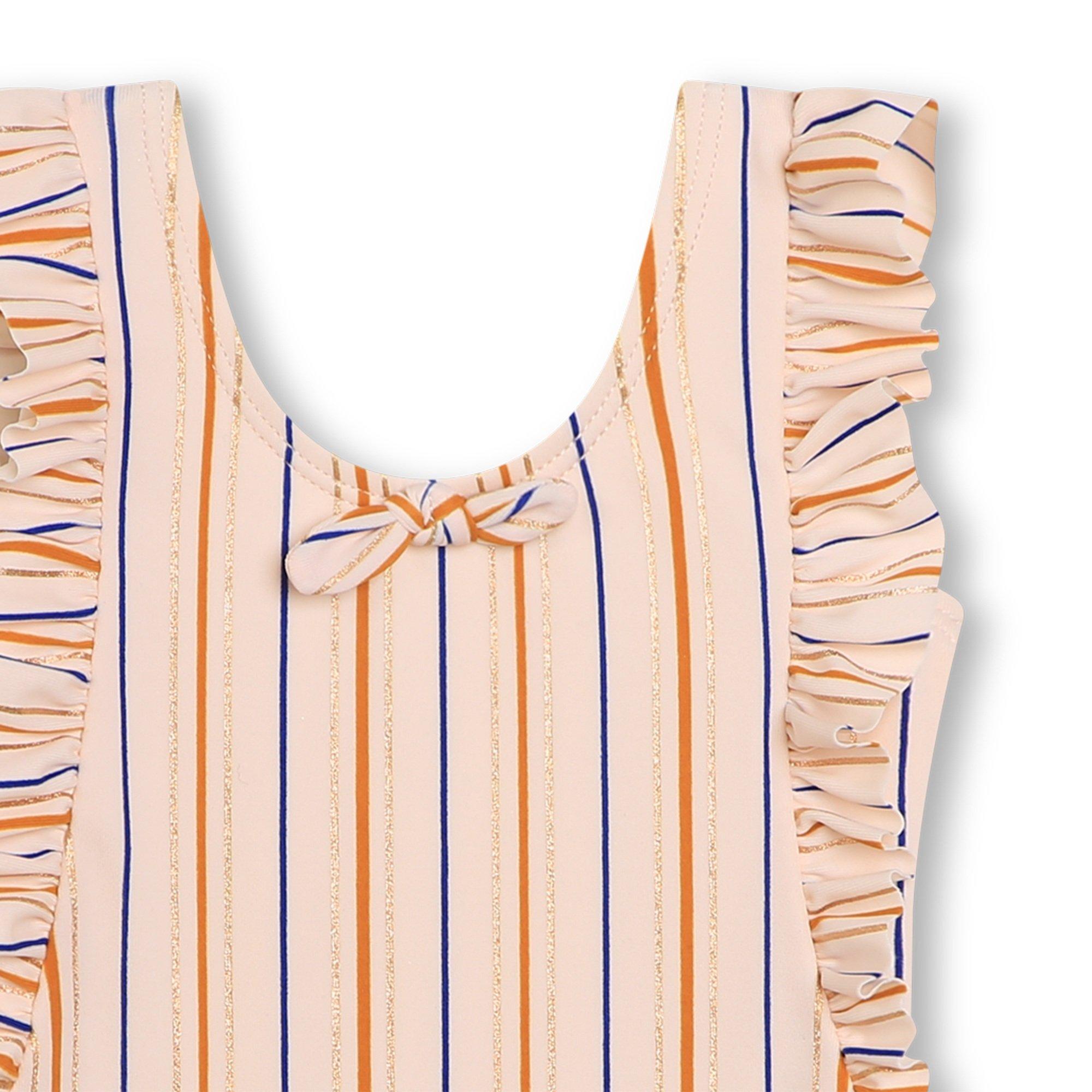 Apricot - Carrement Beau - Kids' Scoop Neck Swimsuit - 2
