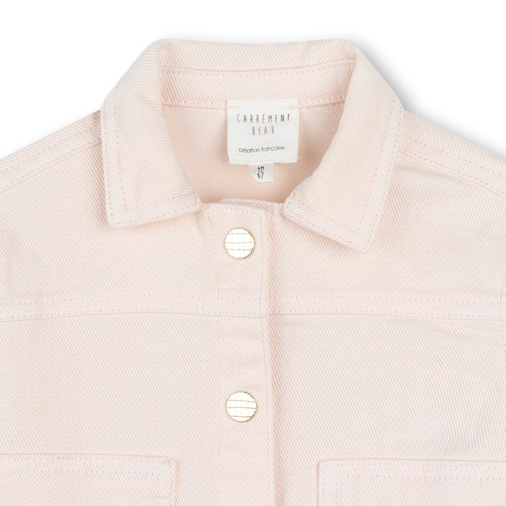 Apricot - Carrement Beau - Kids' Durable Denim Jacket - 3