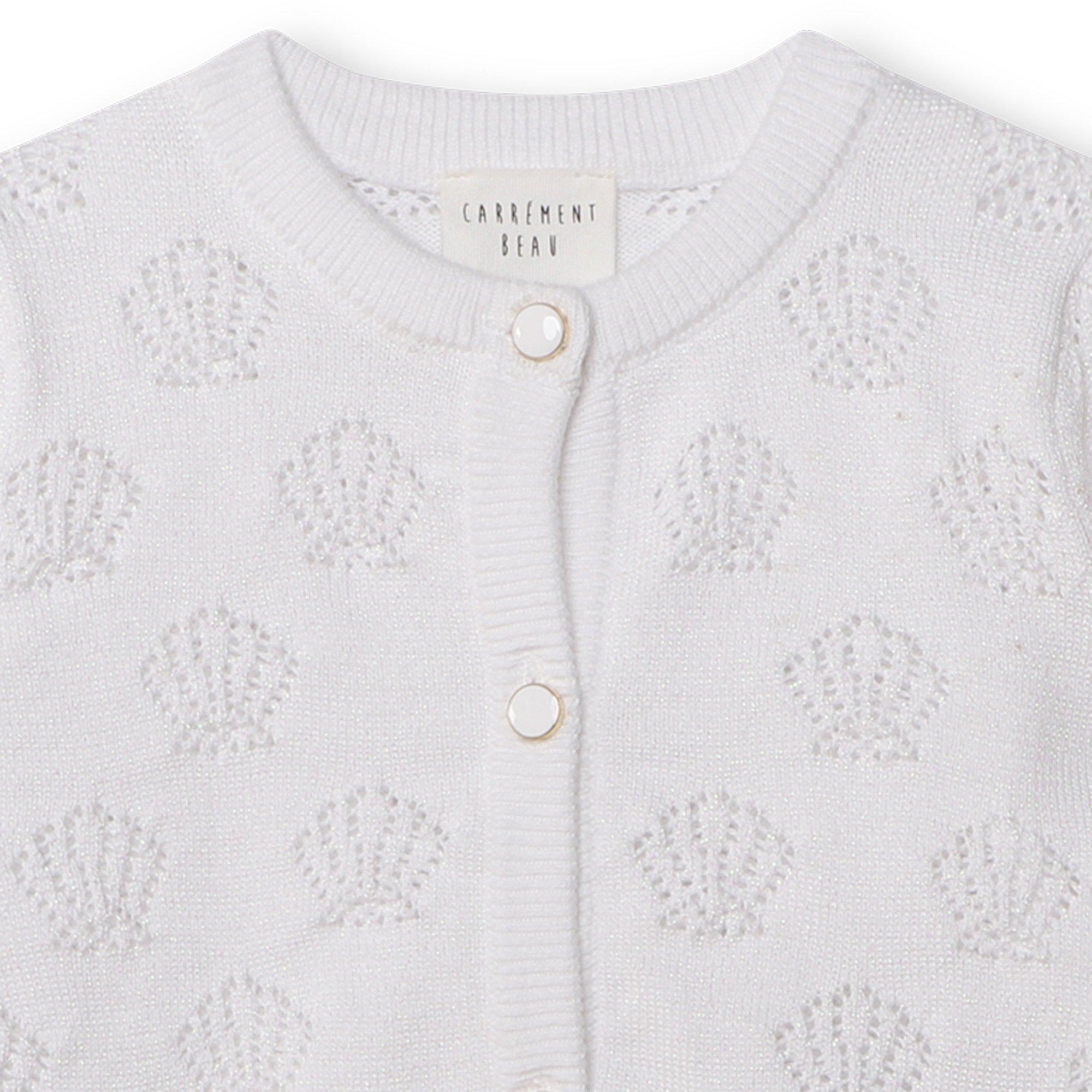 White - Carrement Beau - Kids' Cardigan - 2