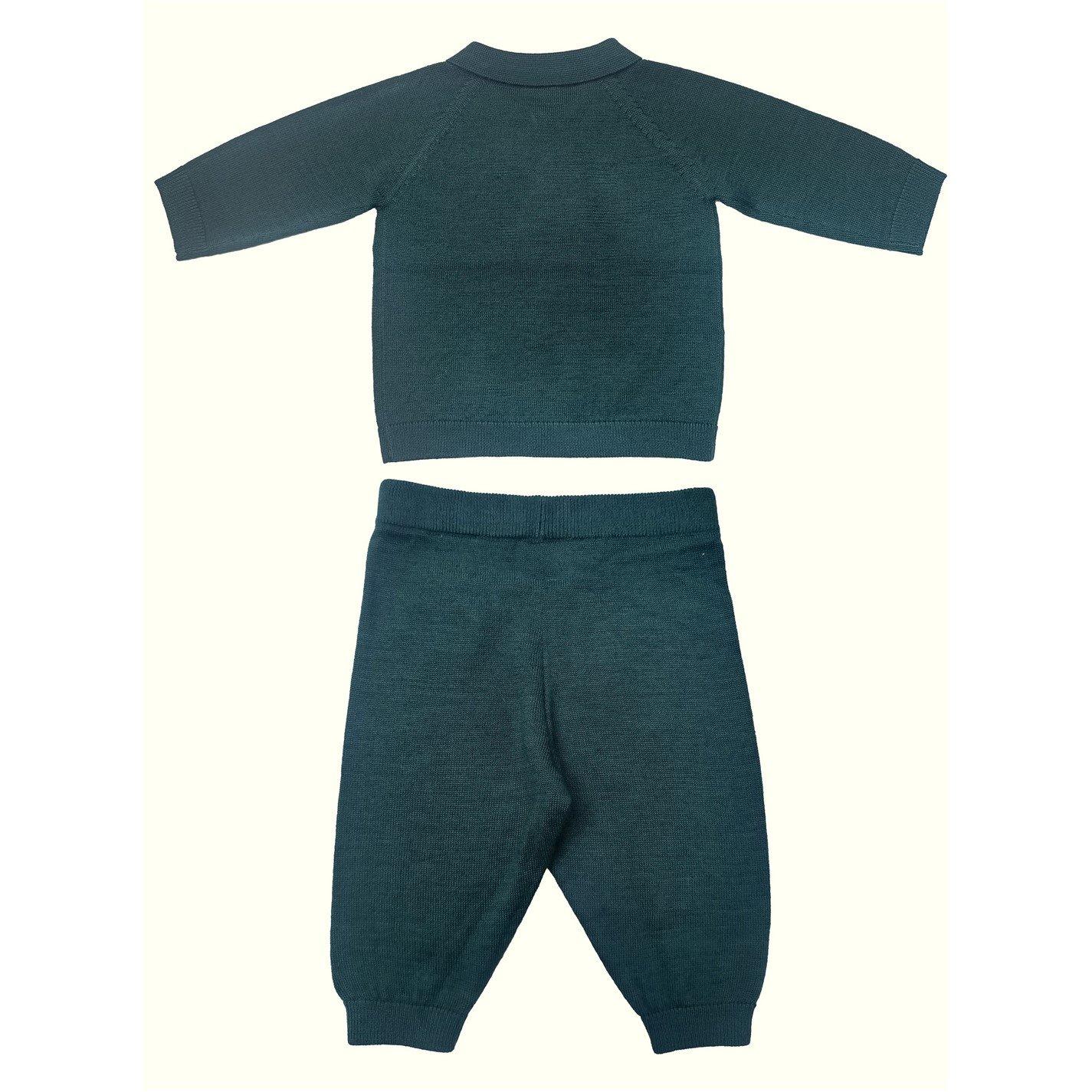 Atlantic Deep - Pretty Green - Kids Regular Top and Trouser Pyjama Set - 2