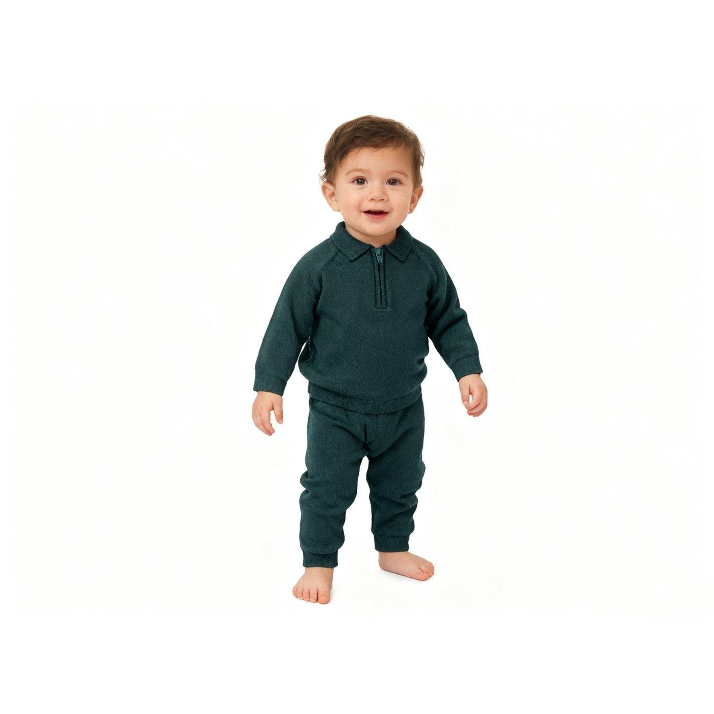Atlantic Deep - Pretty Green - Kids Regular Top and Trouser Pyjama Set - 3