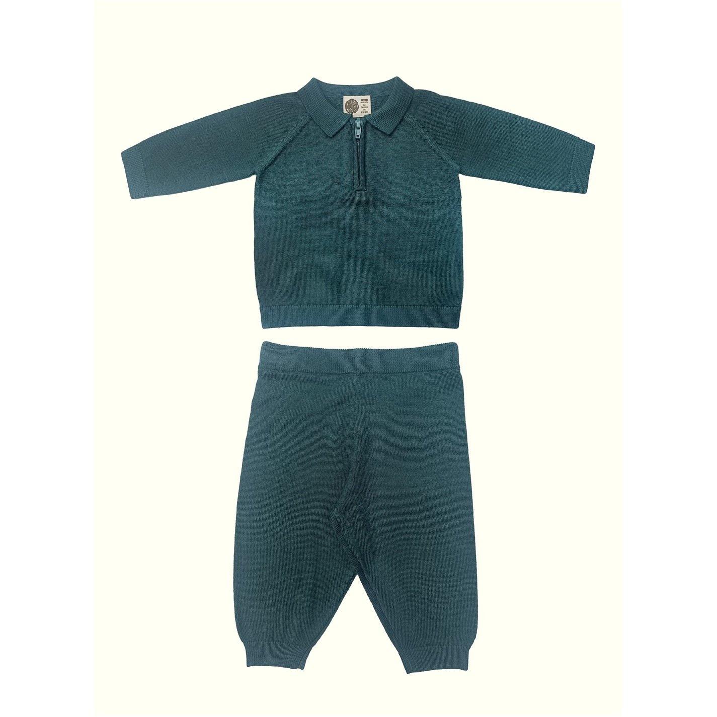 Atlantic Deep - Pretty Green - Kids Regular Top and Trouser Pyjama Set - 5