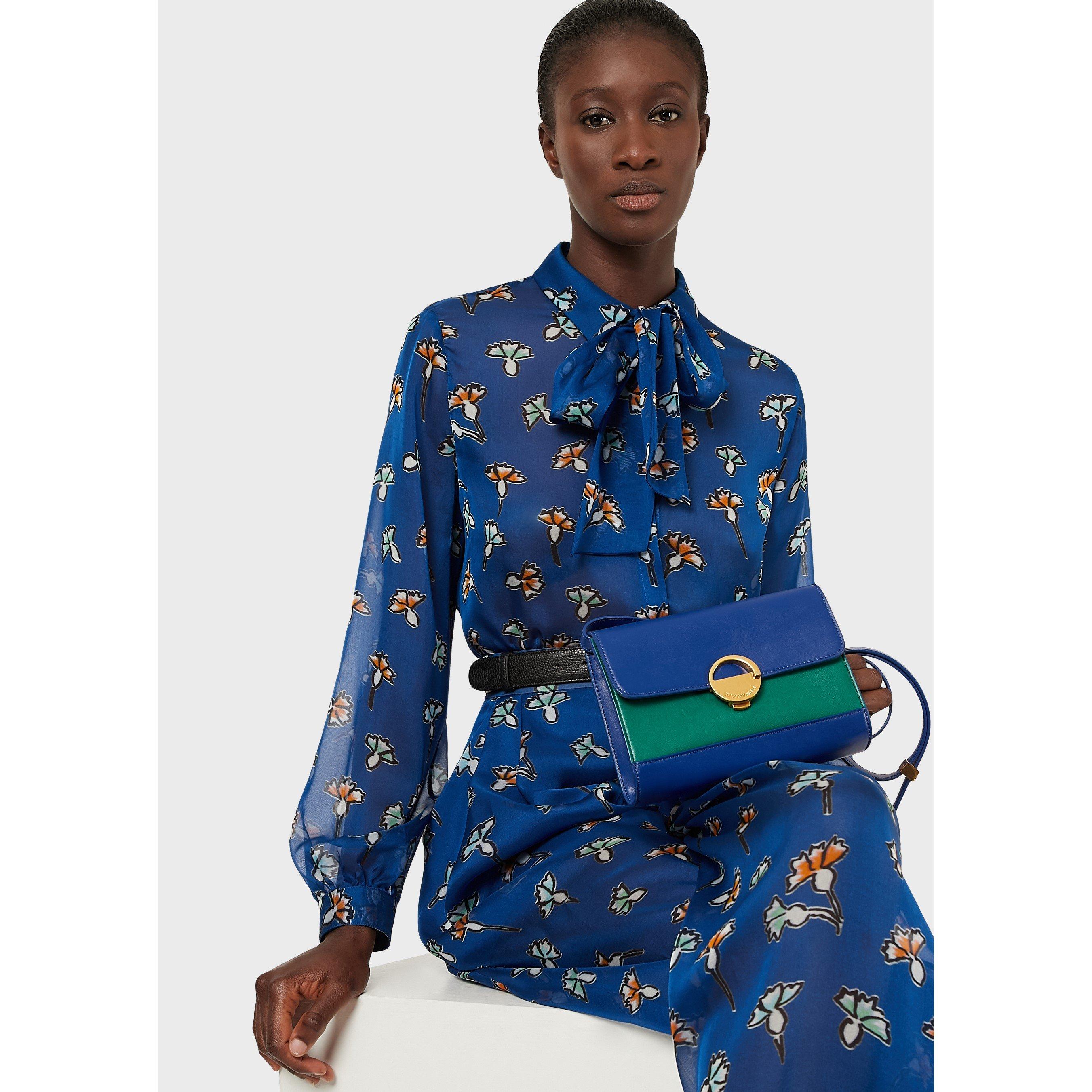 Rylbl Multi - Emporio Armani - Women's Print Long-Sleeve Blouse - 2