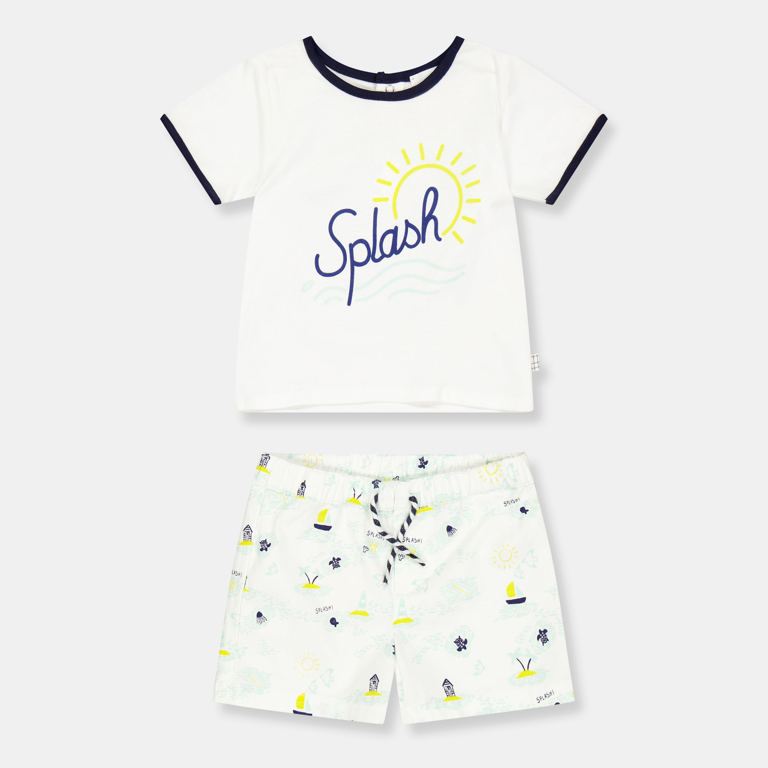 White - Carrement Beau - Kids' Clothing Set - 1