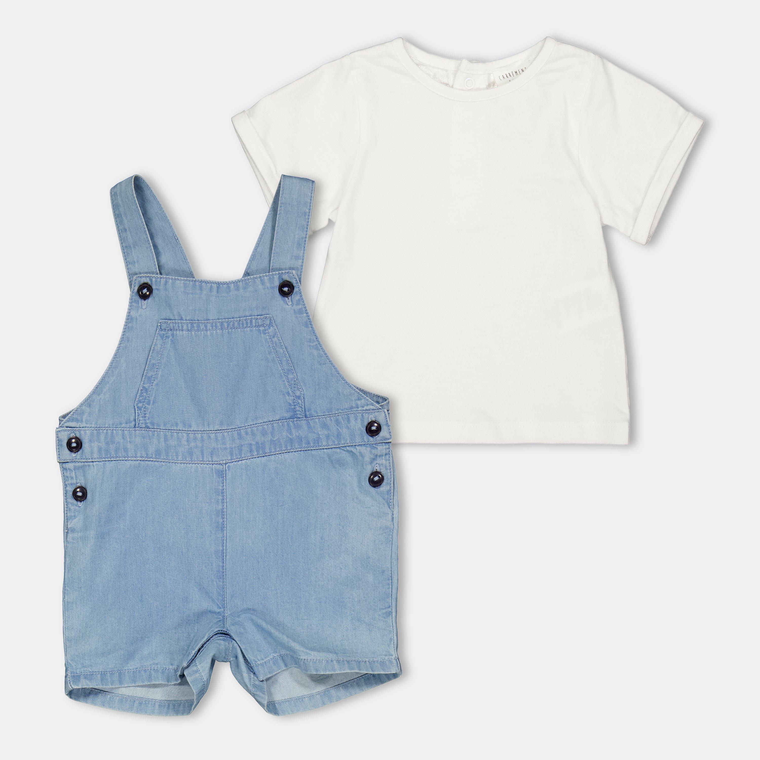 White Blue - Carrement Beau - Kids' Clothing Set - 1