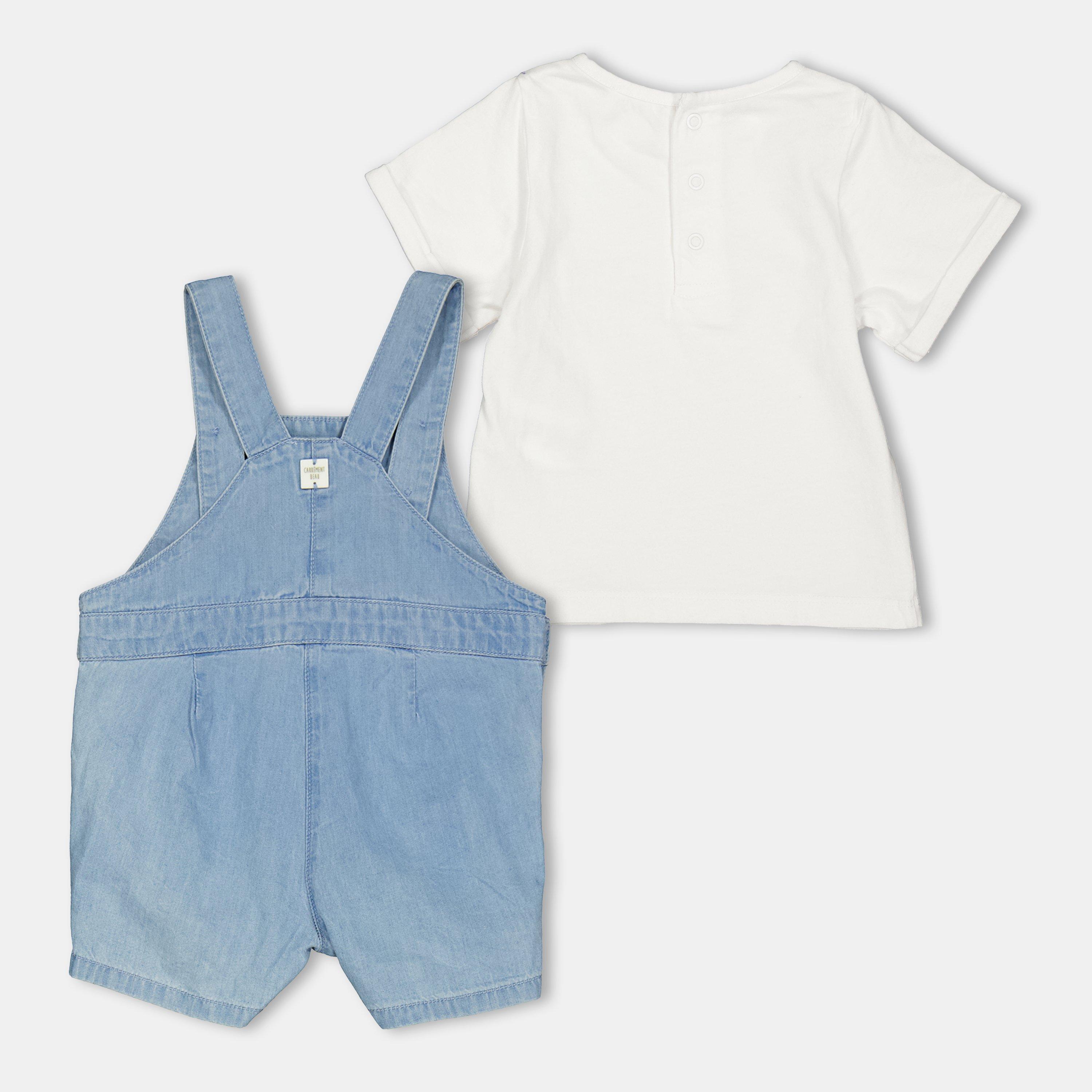 White Blue - Carrement Beau - Kids' Clothing Set - 2