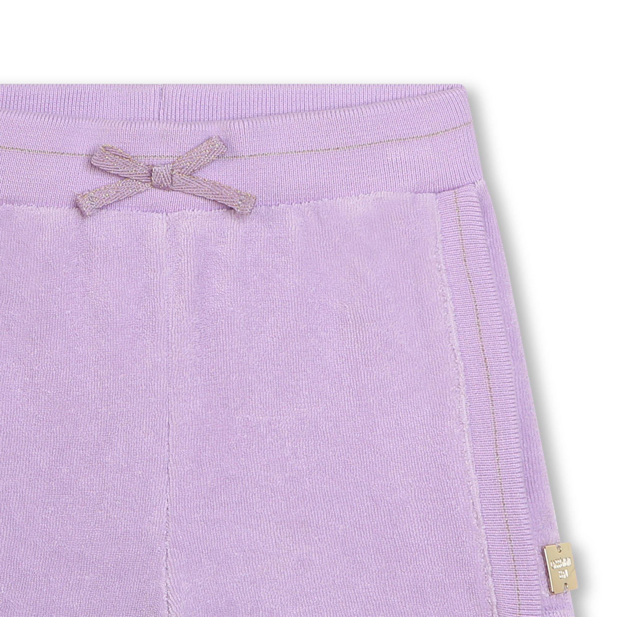 Lilac - Carrement Beau - Kids' Jersey Jogger Shorts - 3