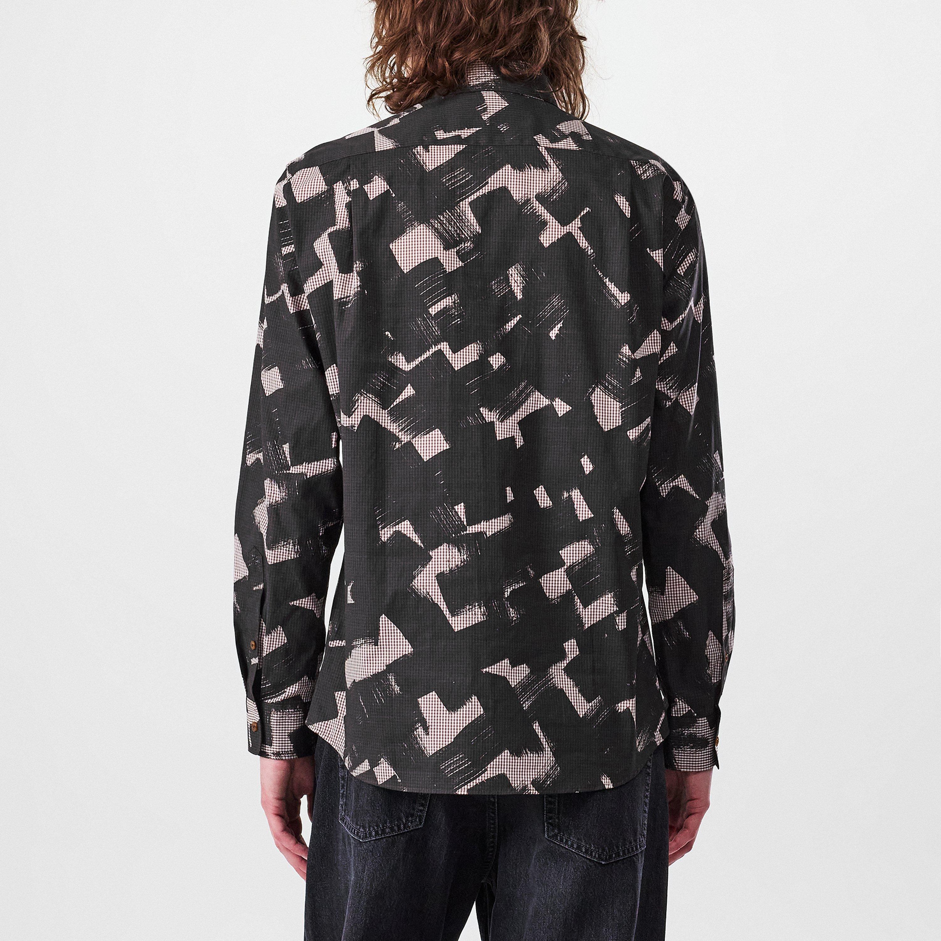 Gingham - Vivienne Westwood - Men's Two Button Krall Long-Sleeve Patterned Shirt - 3