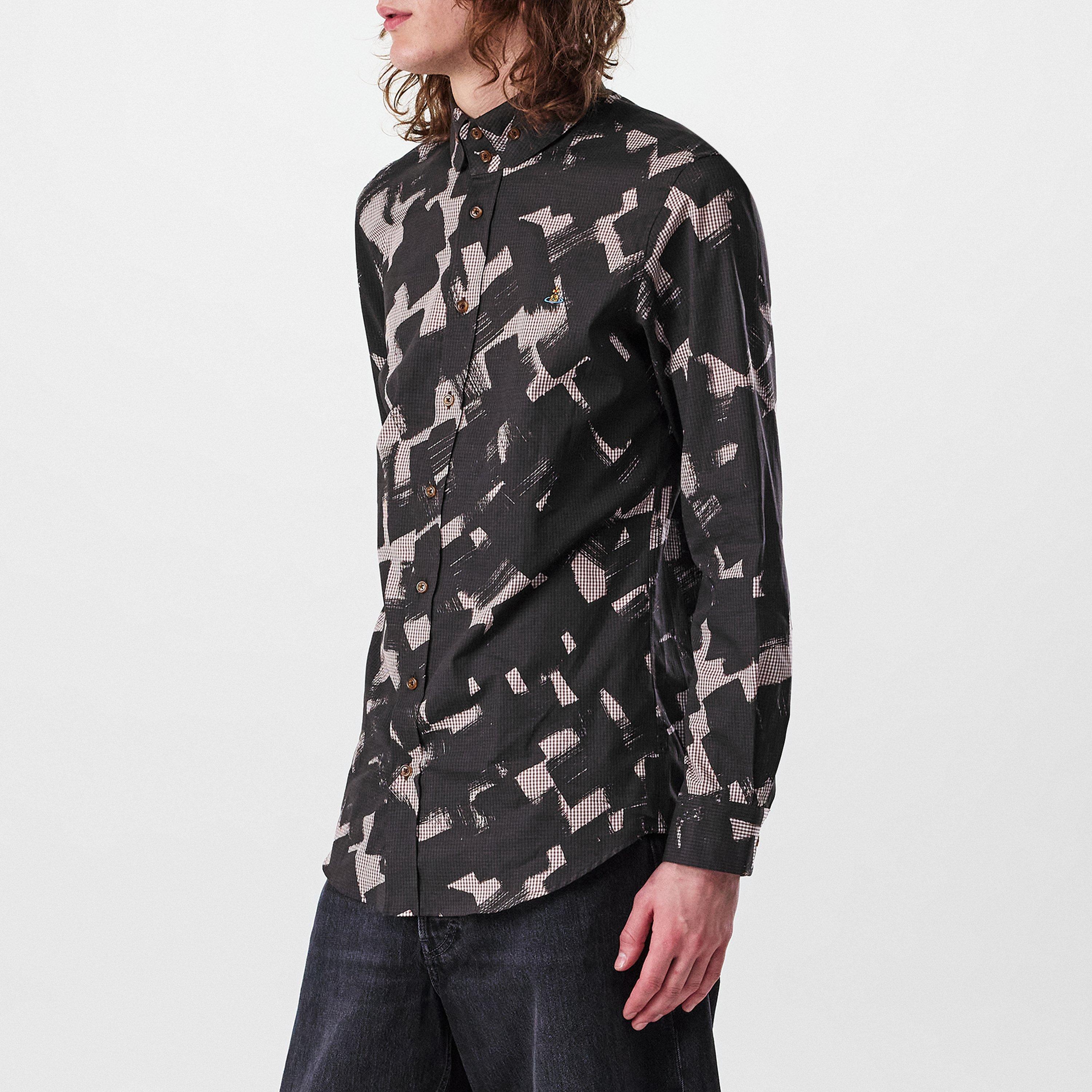 Gingham - Vivienne Westwood - Men's Krall Two Button Long Sleeve Patterned Shirt - 5