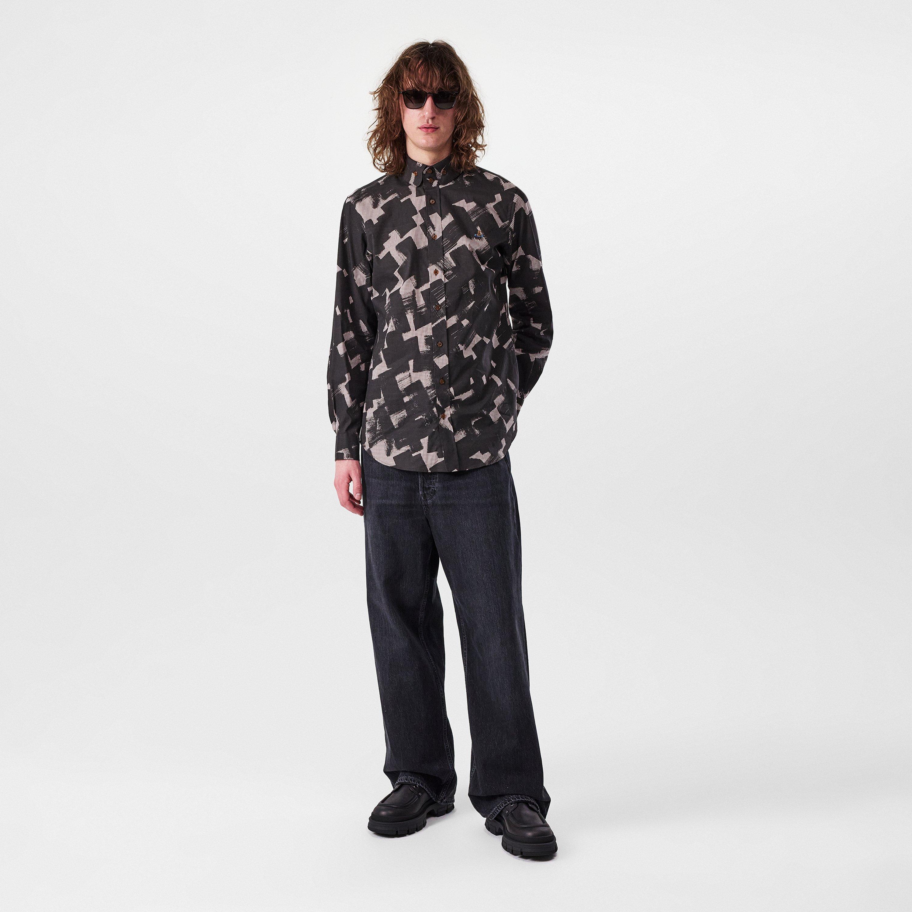 Gingham - Vivienne Westwood - Men's Krall Two Button Long Sleeve Patterned Shirt - 6