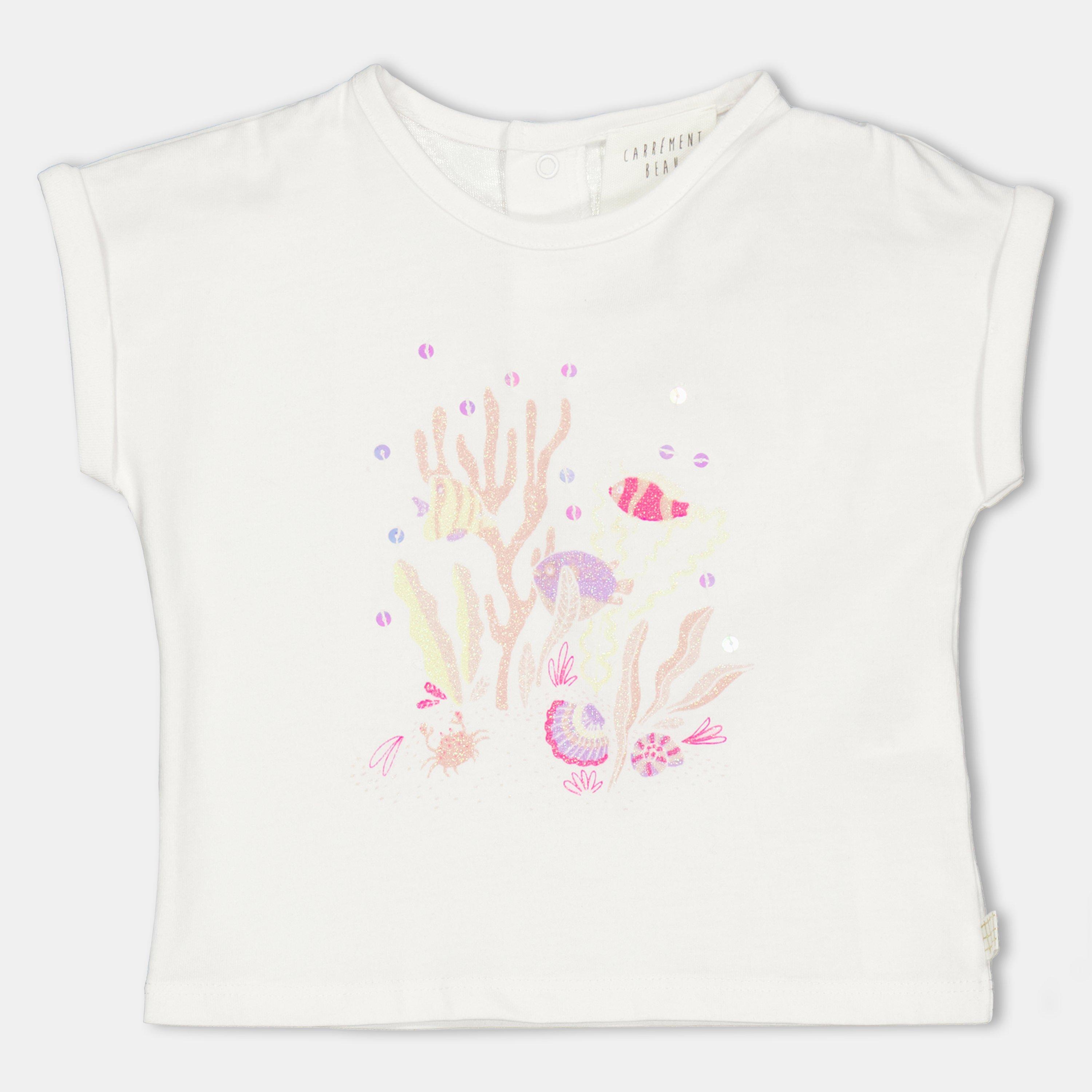 White - Carrement Beau - Unisex Kids' Short-Sleeve Regular Fit T-Shirt - 1