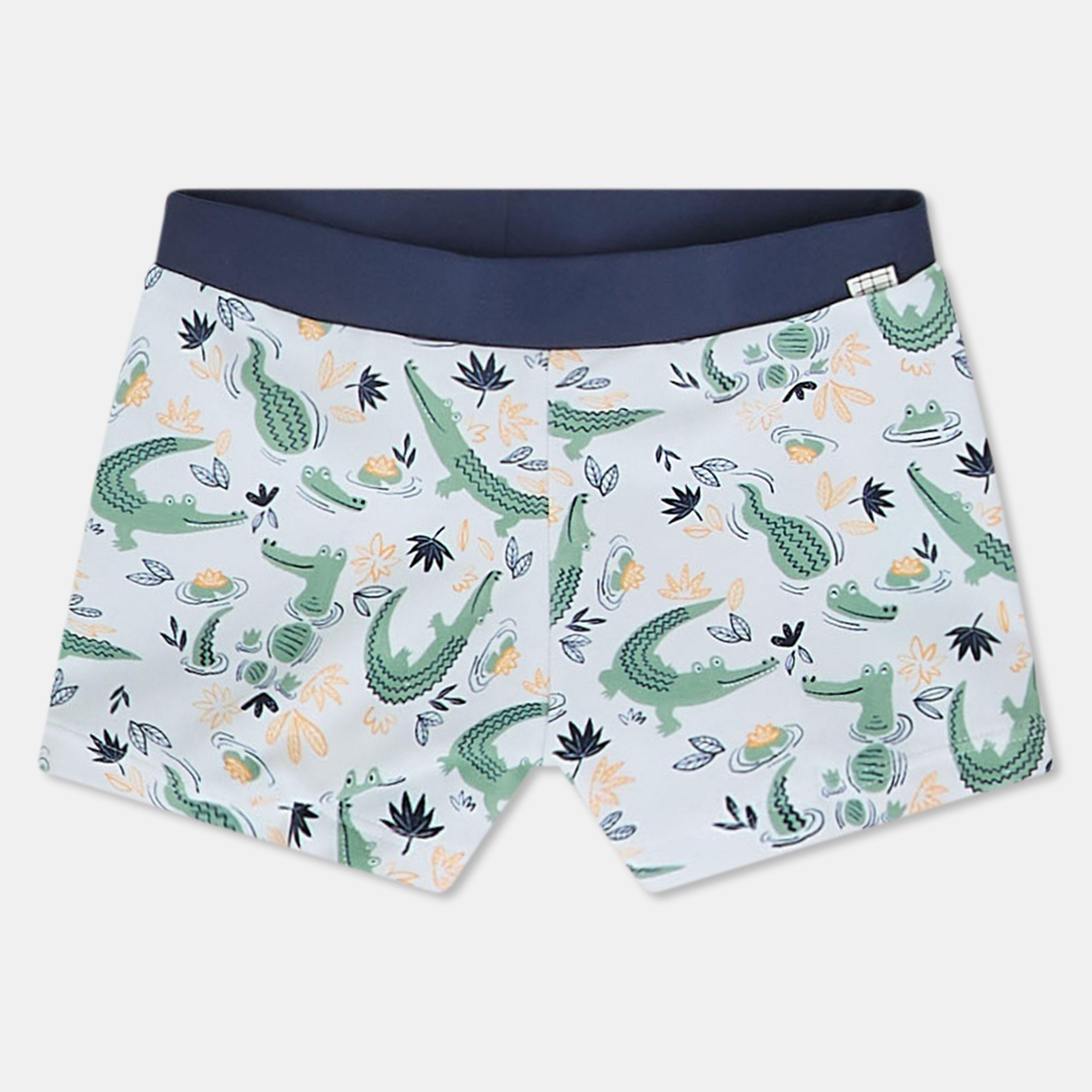 White Navy - Carrement Beau - Unisex Kids' Swim Trunk Shorts - 1
