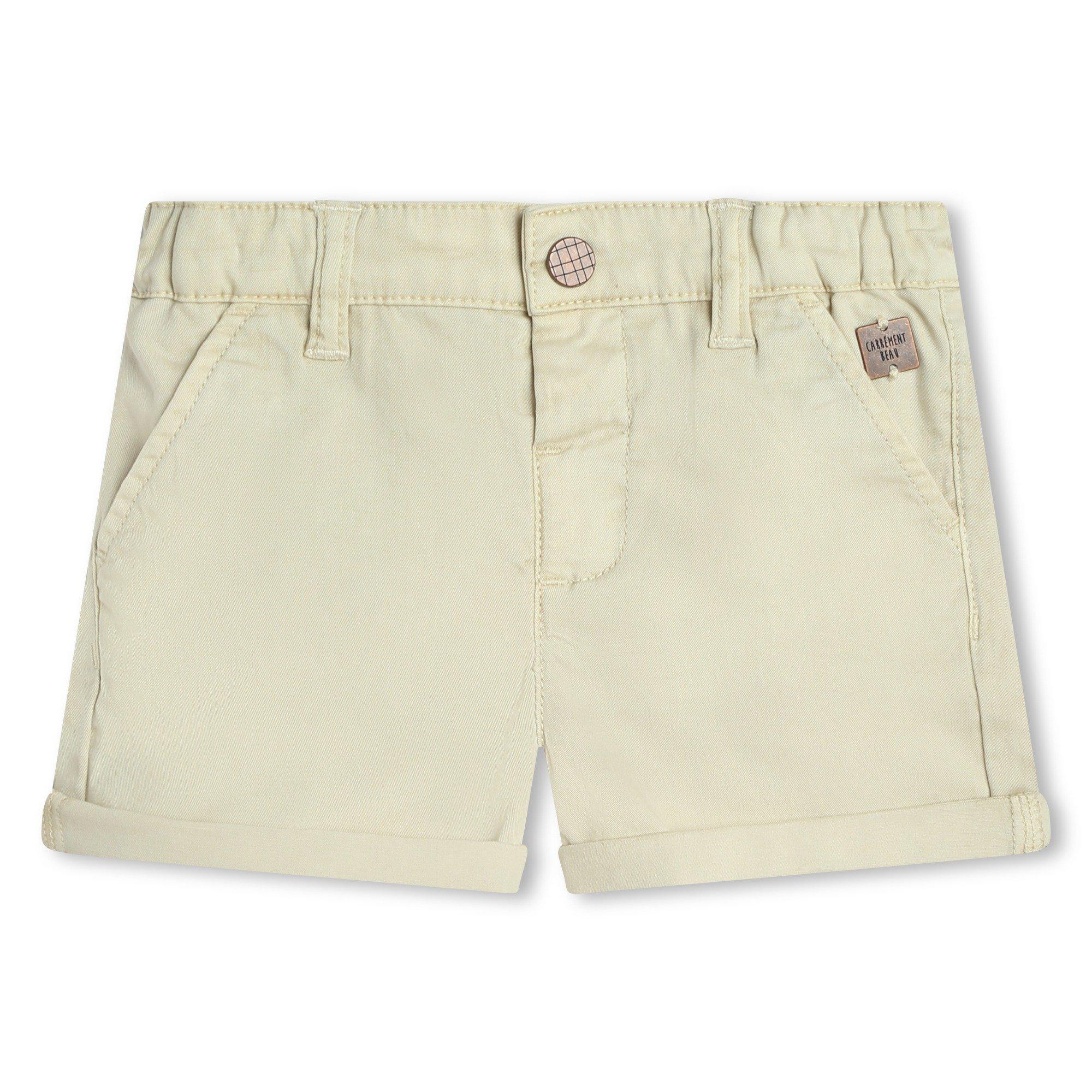 Carrement Beau  Newborn Kids' Jersey Jogger Shorts - Stone - 3M