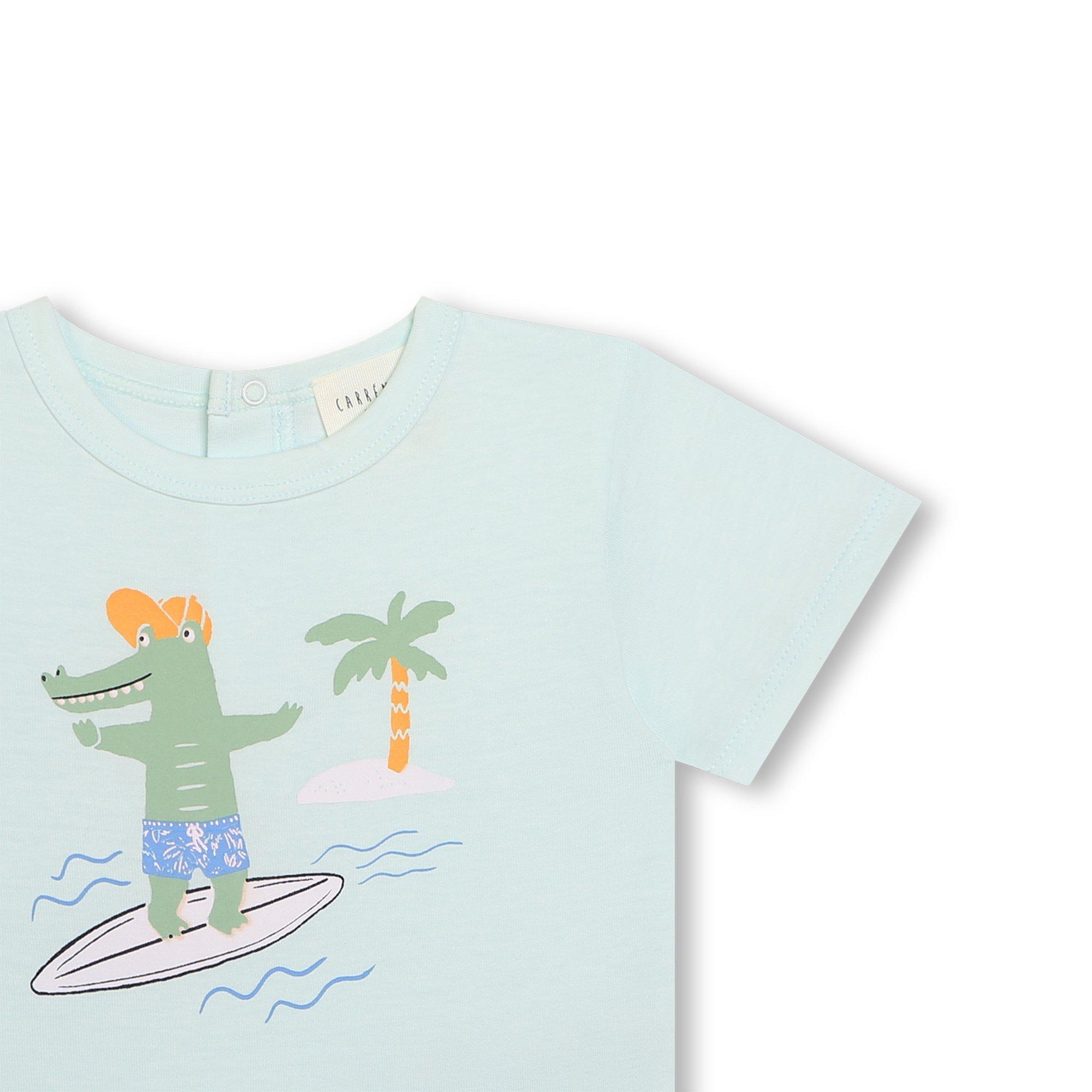 Sea Green - Carrement Beau - Kids' Regular Fit Short-Sleeve T-Shirt - 3