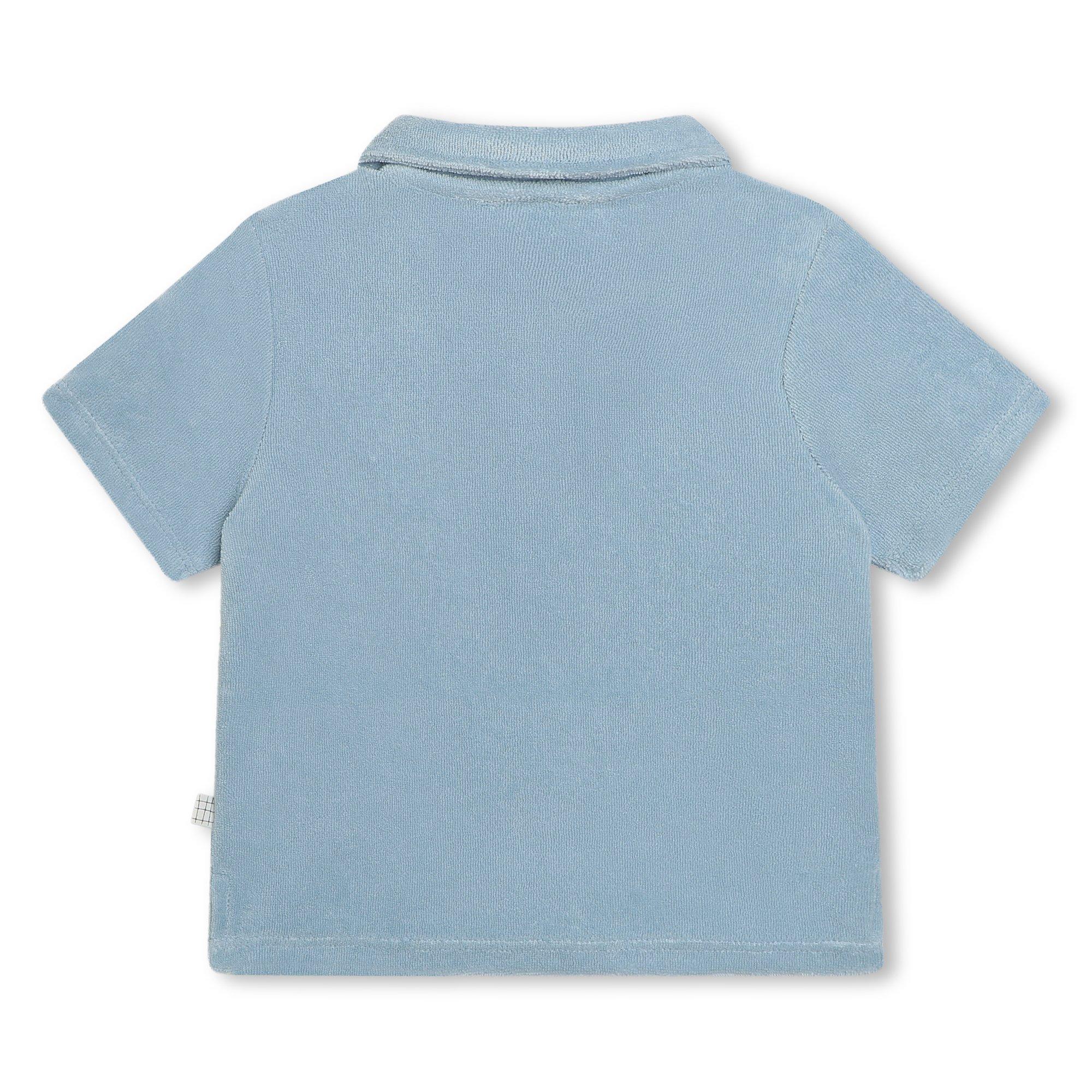 Turquoise - Carrement Beau - Kids' Short-Sleeve Polo Shirt - 2