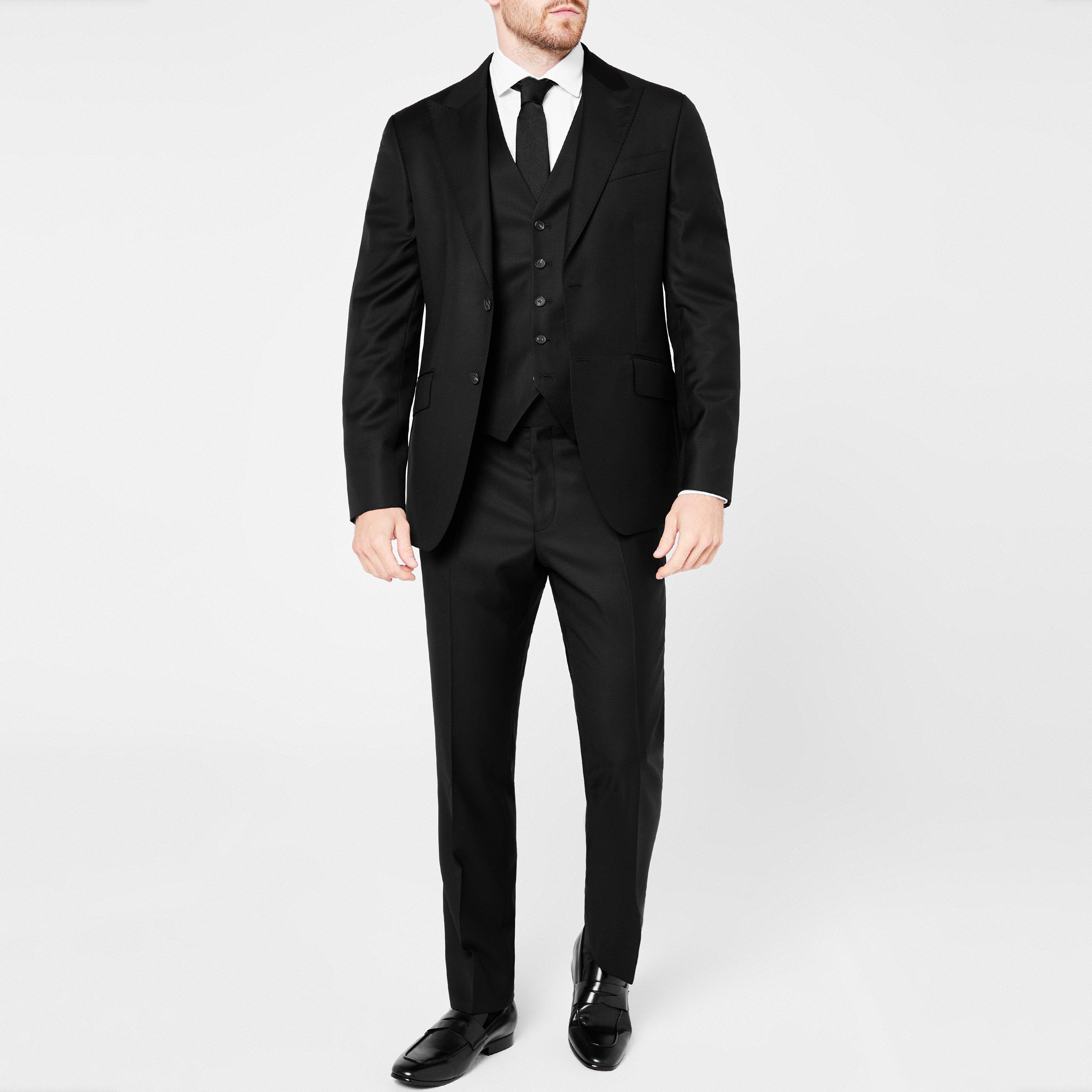Black - Richard James - Rivulet Tailored Fit Waistcoat - 2