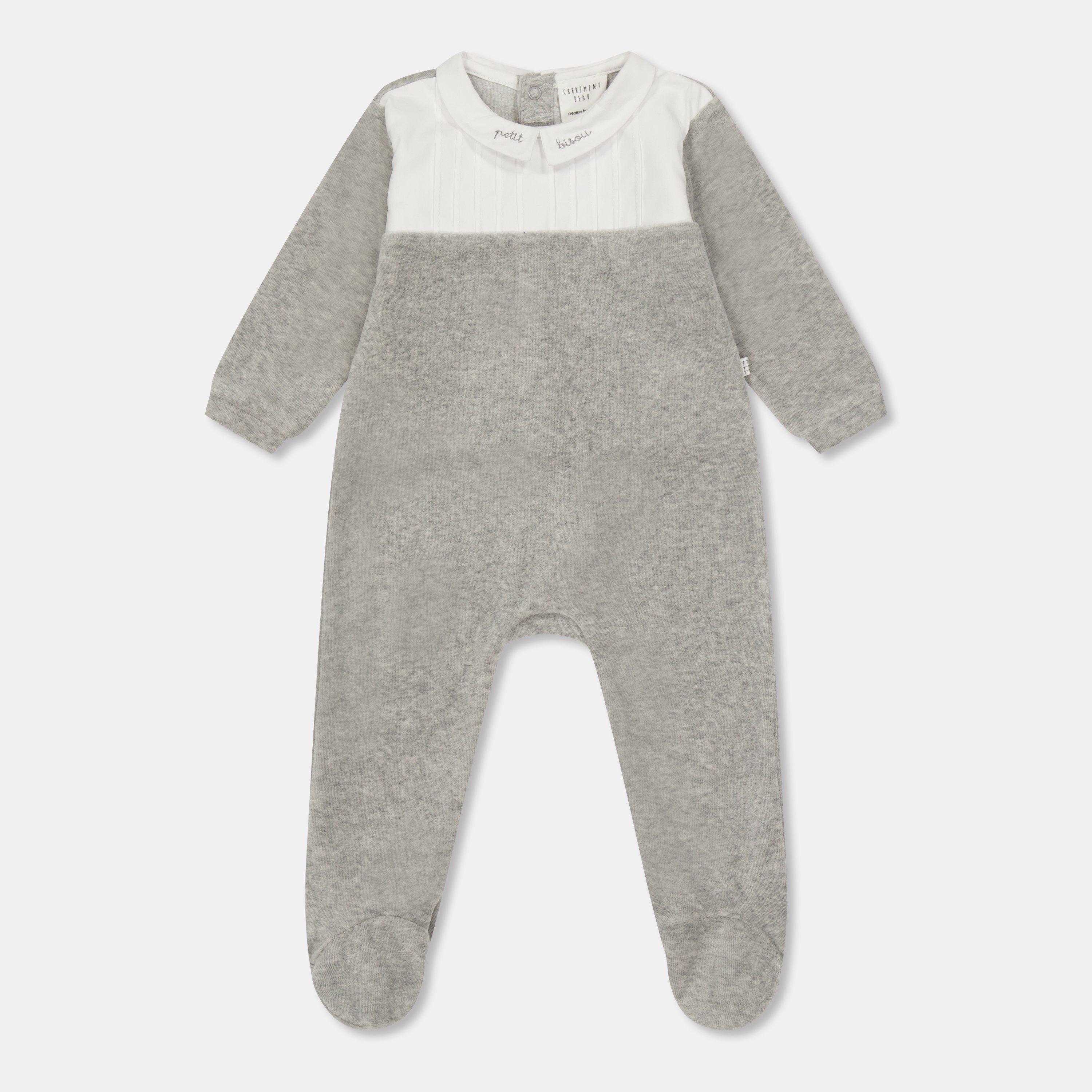 Light Grey - Carrement Beau - Pyjama Set - 1