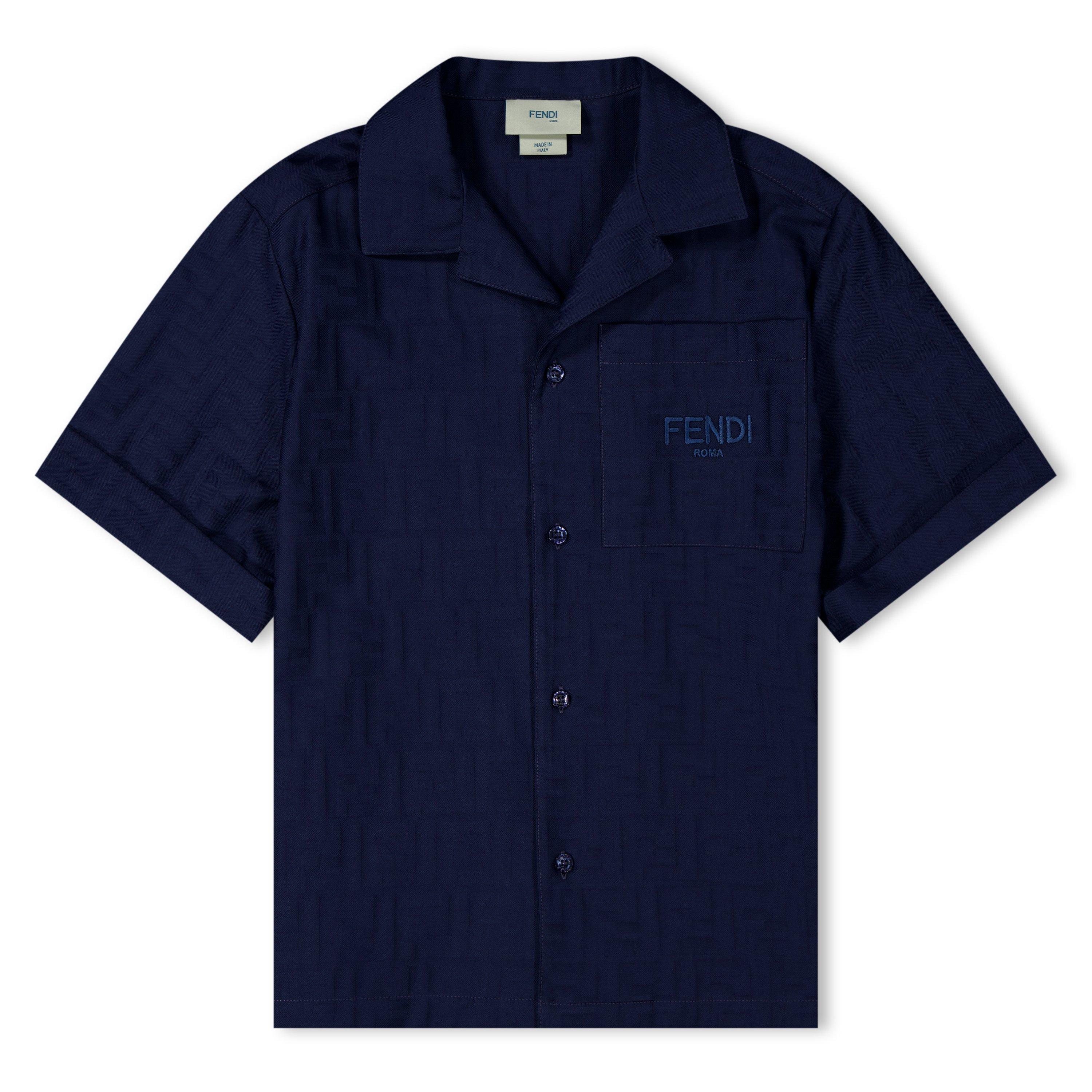 Yale F1I11 - Fendi - All-Over Logo Shirt Juniors - 1