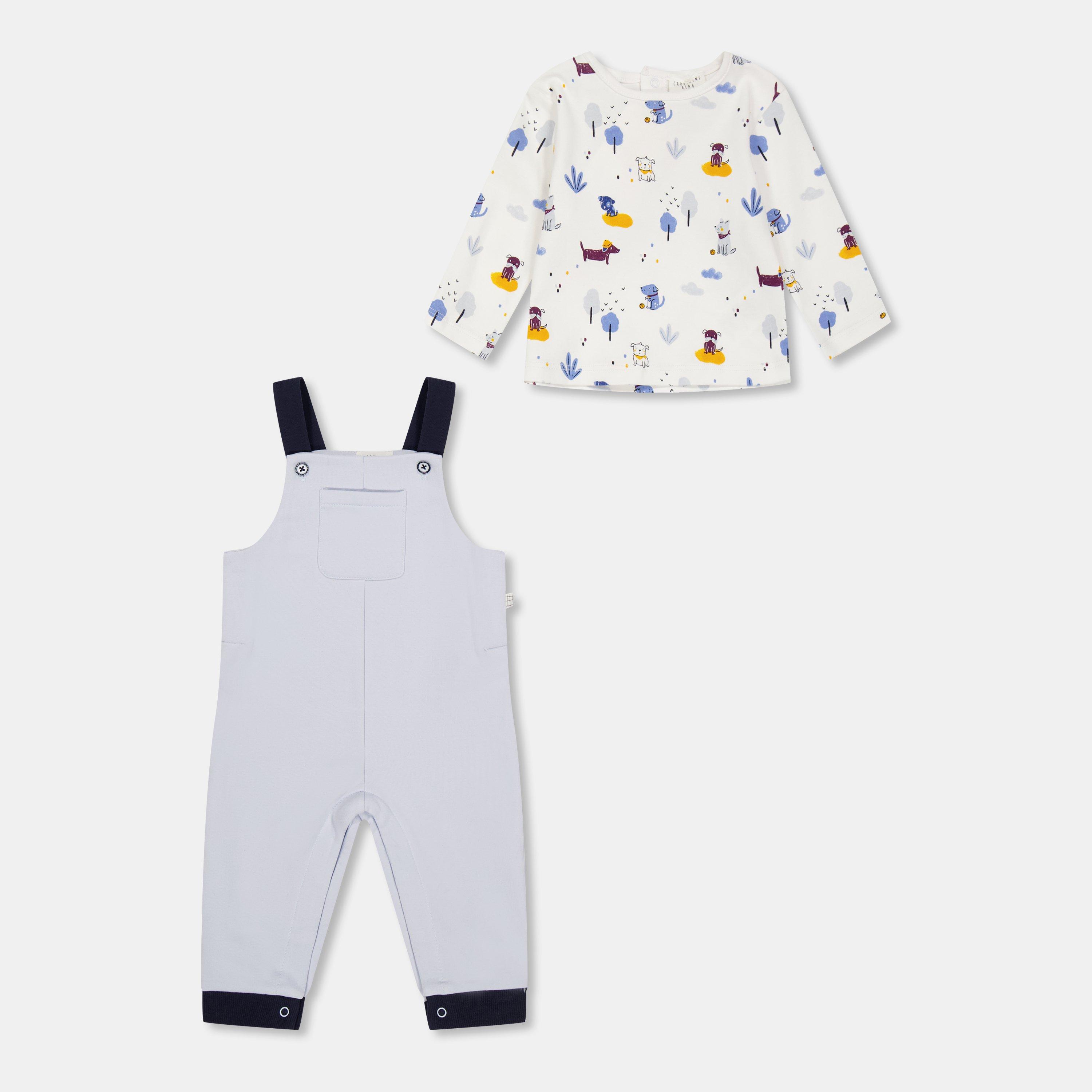 White Blue - Carrement Beau - Kids' Clothing Set - 1