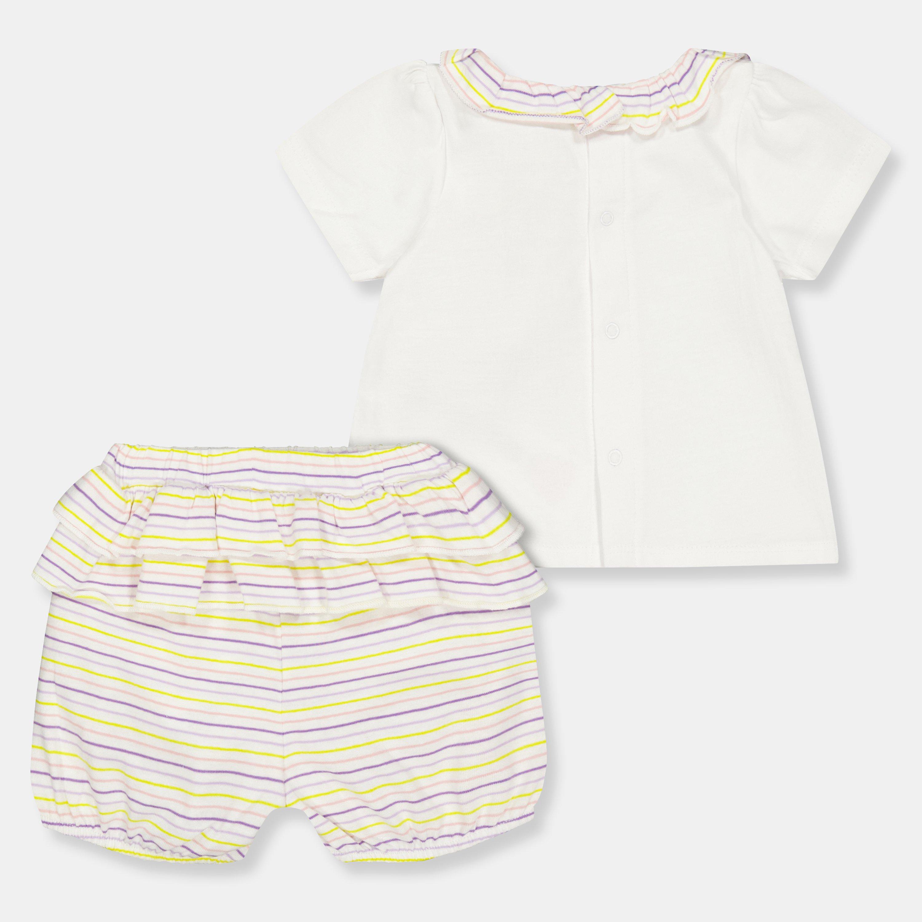 White - Carrement Beau - Kids' Clothing Set - 2
