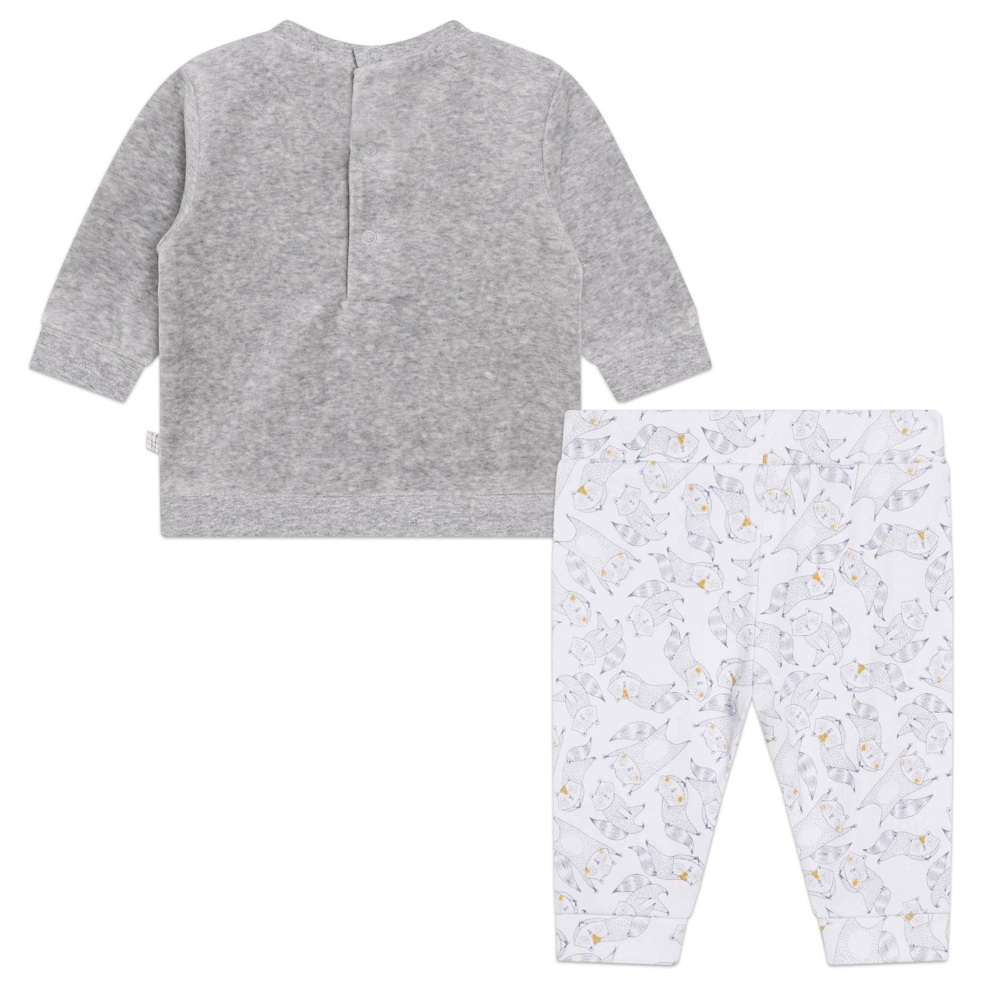 White Grey - Carrement Beau - Kids' Clothing Set - 2