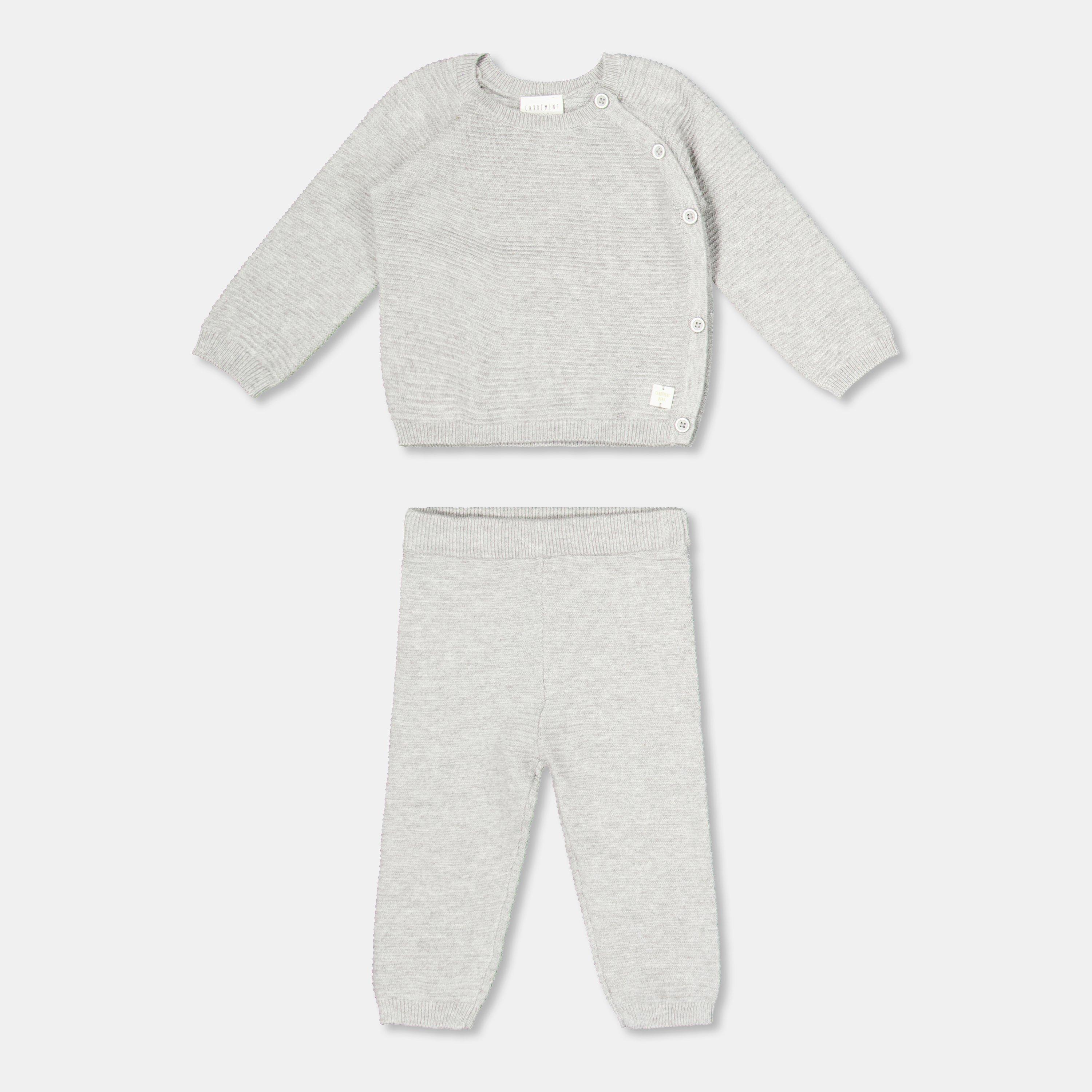 Light Grey - Carrement Beau - Kids' Clothing Set - 1