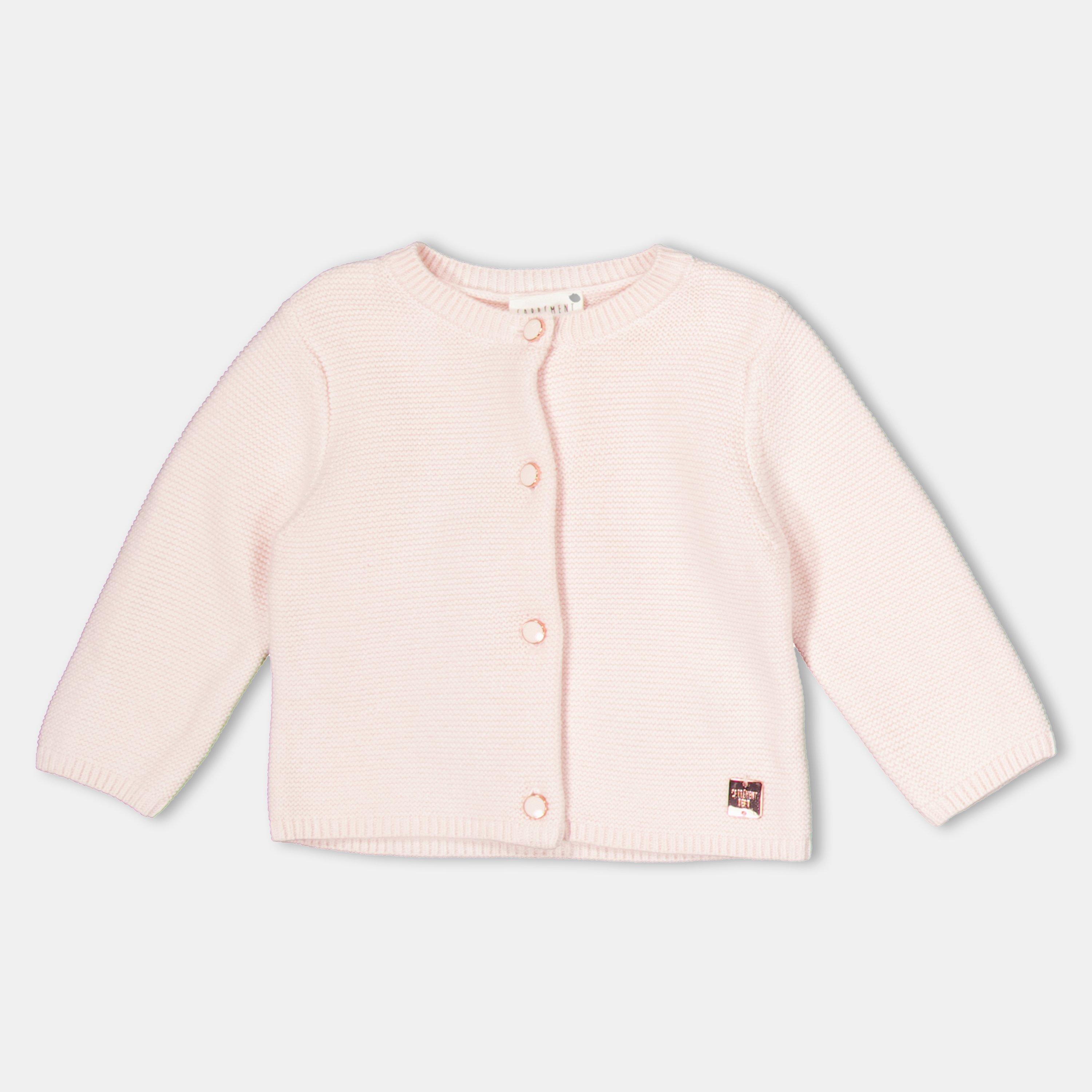 Apricot - Carrement Beau - Kids' Knitted Cardigan
