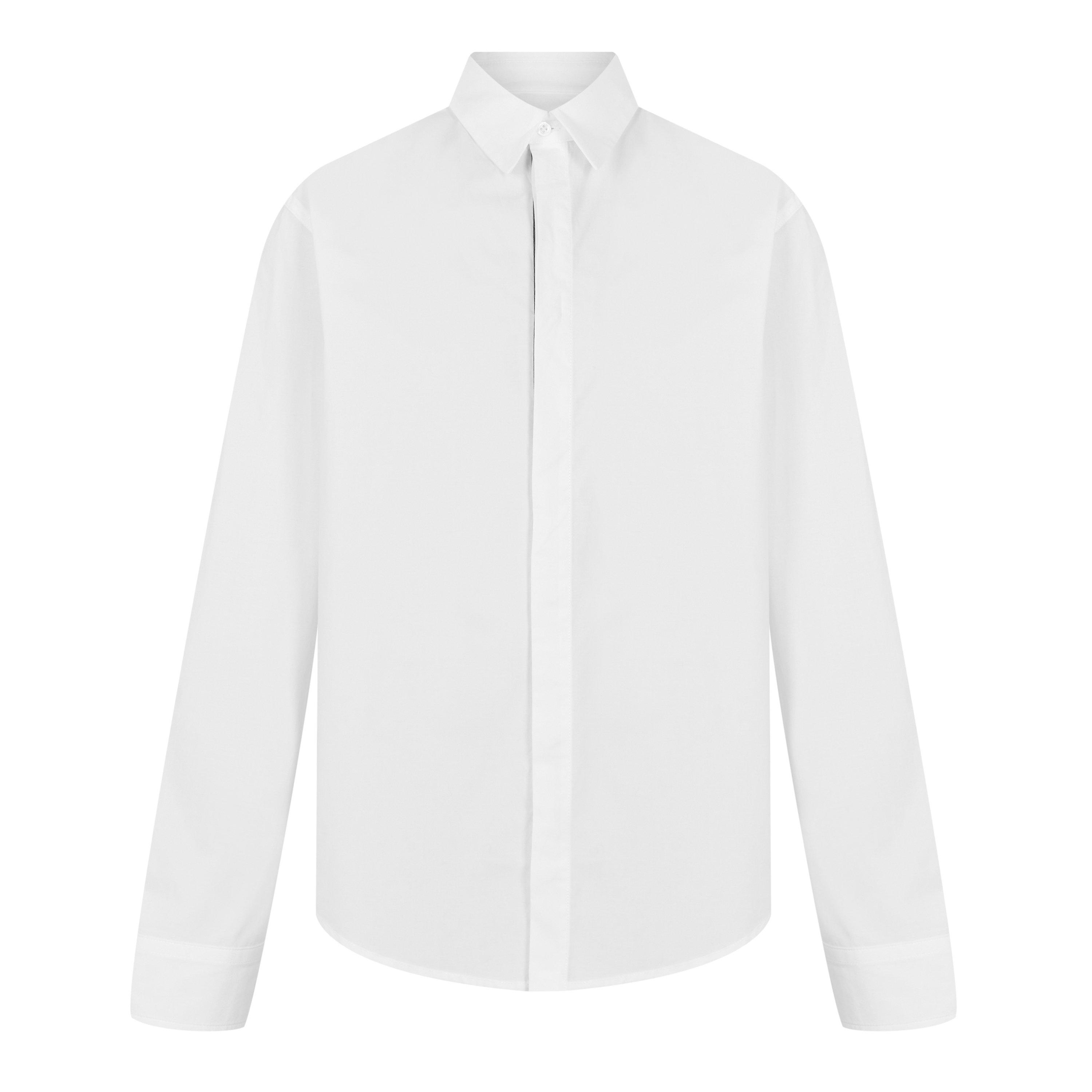 Gesso F0TU9 - Fendi - Long Sleeve Oxford Shirt Juniors - 1