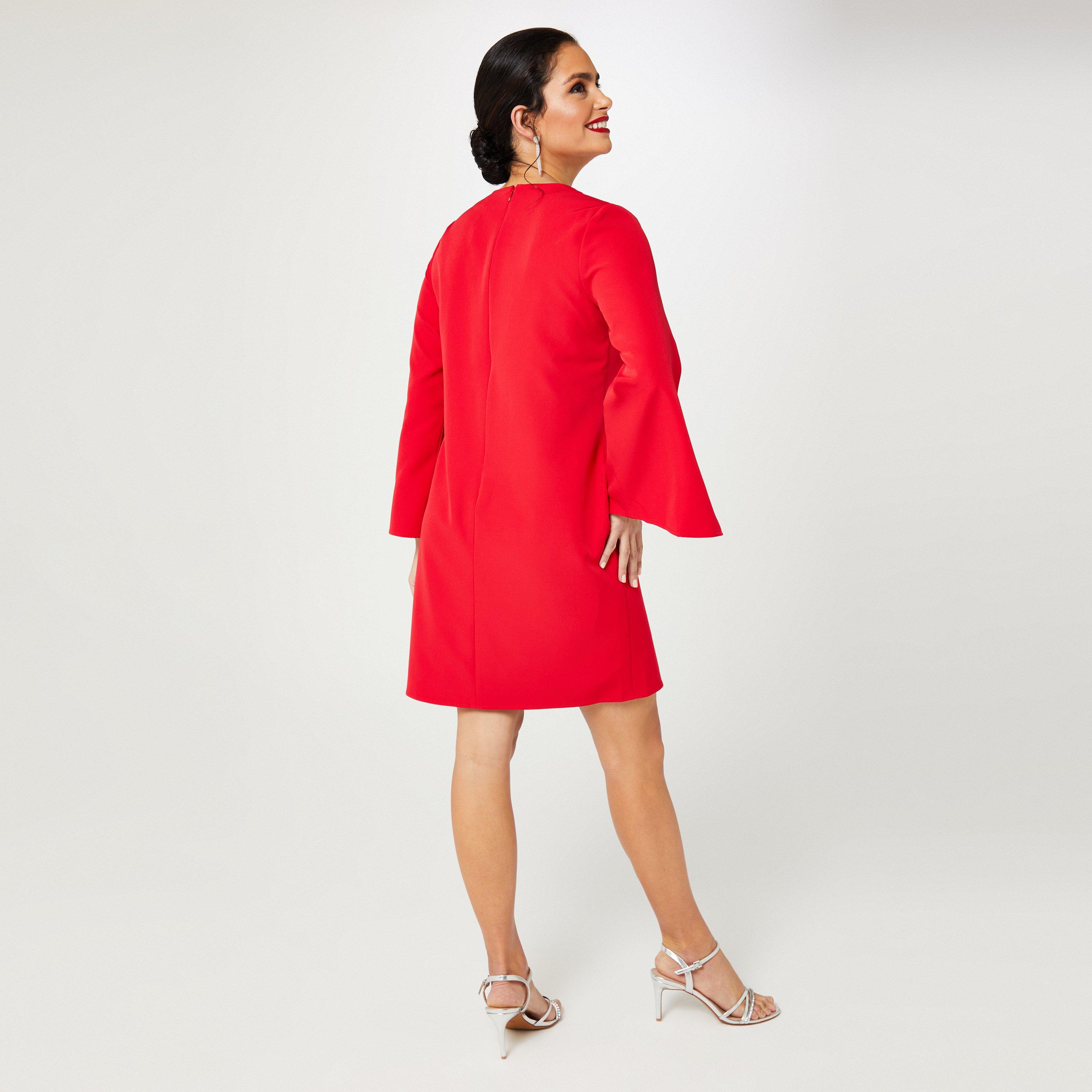 Tango Red - Biba - Biba Split Sleeve Dress - 2