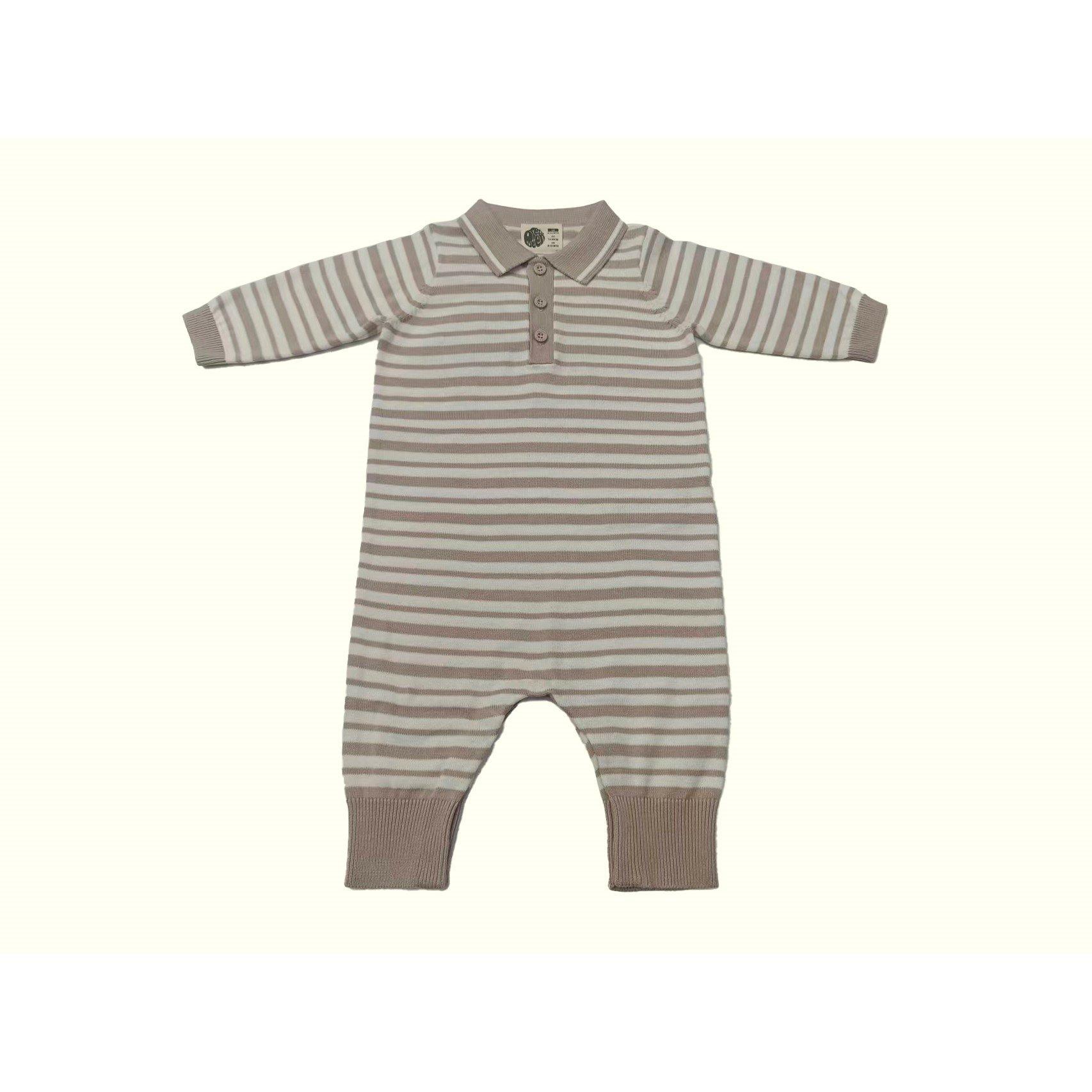 Humus - Pretty Green - PG Strp Romper Bb62 - 1