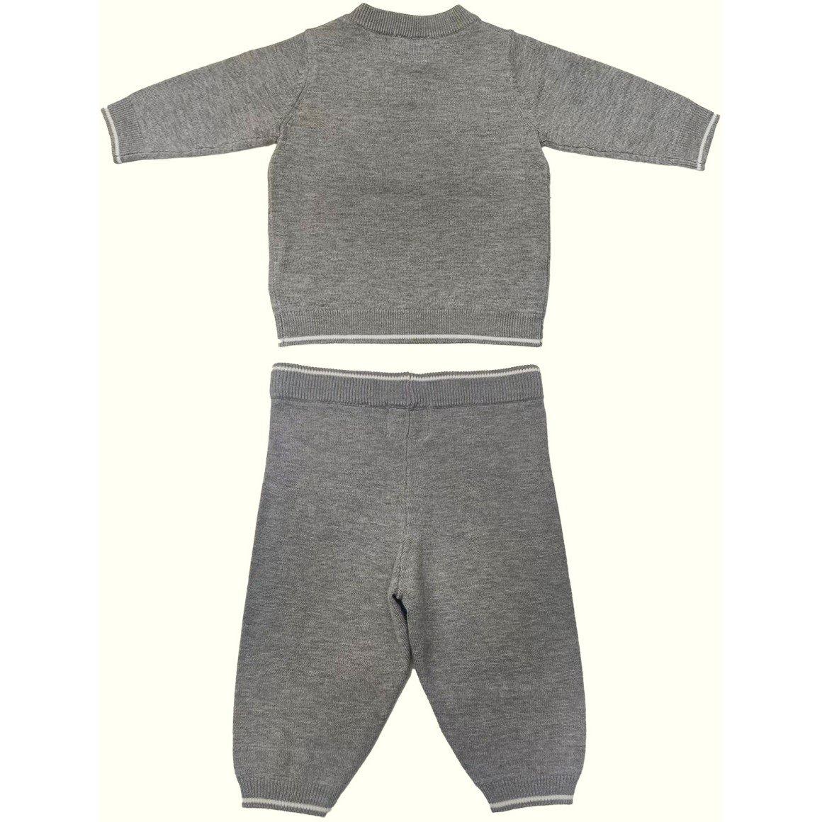 Grey Marl - Pretty Green - PG Crw Jog Set Bb62 - 2