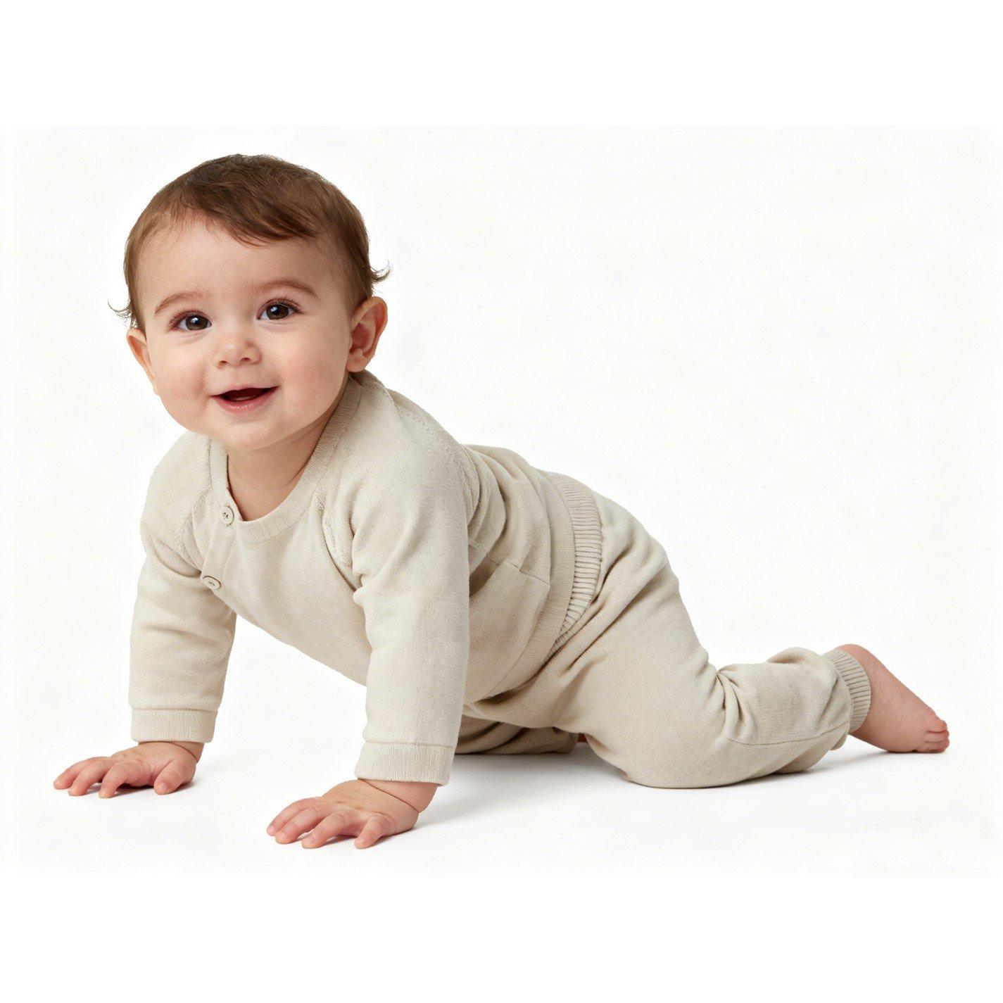 Birch - Pretty Green - Kids Cotton Long Sleeve Crew Neck Pyjama Set - 1