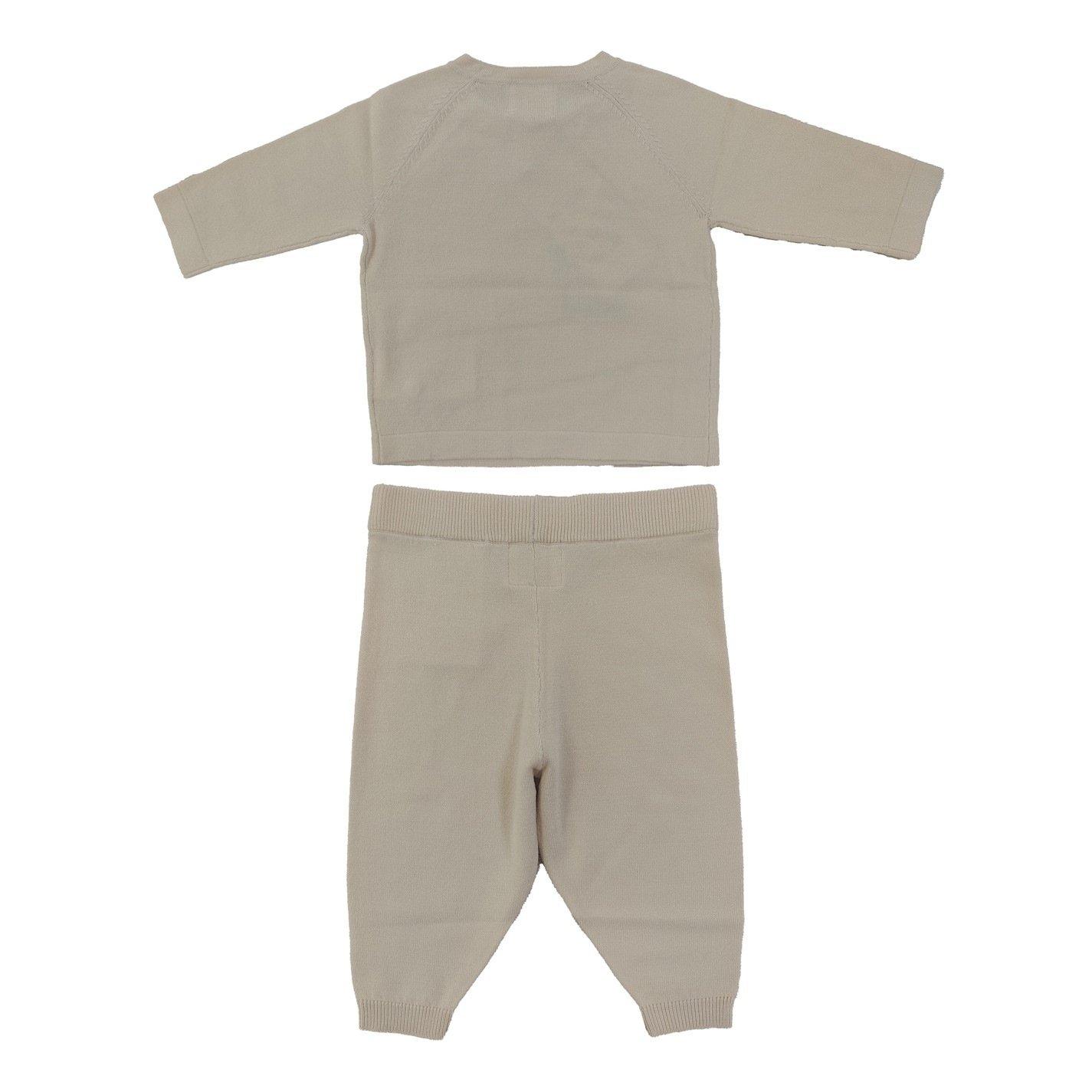 Birch - Pretty Green - Kids Cotton Long Sleeve Crew Neck Pyjama Set - 2