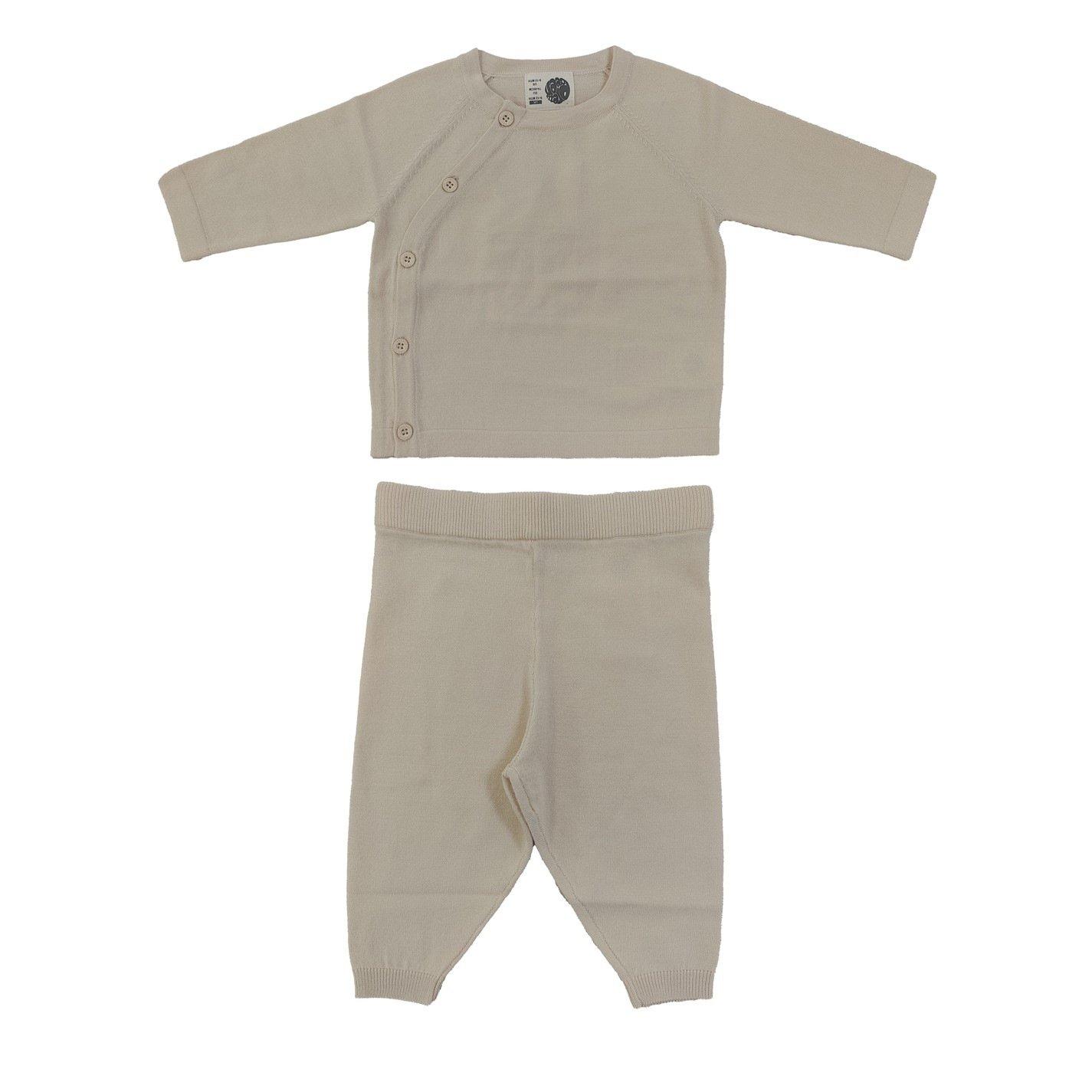 Birch - Pretty Green - Kids Cotton Long Sleeve Crew Neck Pyjama Set - 3