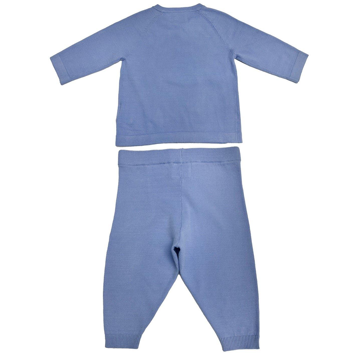 Frozen Fjord - Pretty Green - Kids Cotton Long Sleeve Crew Neck Pyjama Set - 2